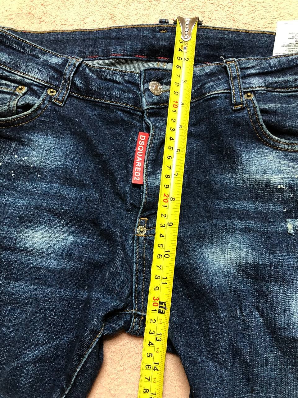 Dsquared2 DSQUARED2 blue jeans crazy Y2K logo made in Italy Size US 32 / EU 48 - 13 Thumbnail