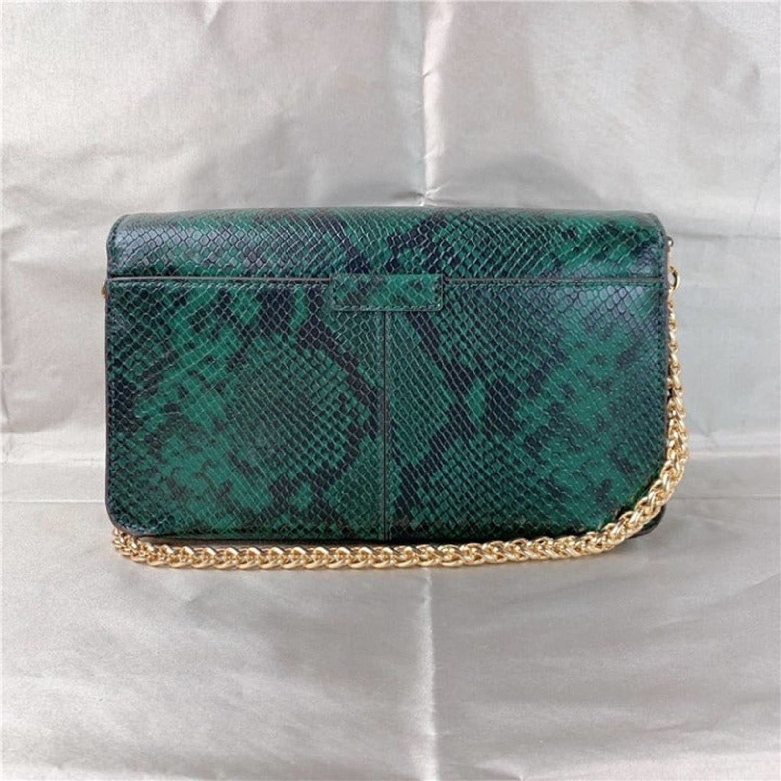 Michael Kors Michael Kors 35F1G6SL3G Sonia Medium Snake Embossed Faux Bag Size ONE SIZE - 3 Thumbnail