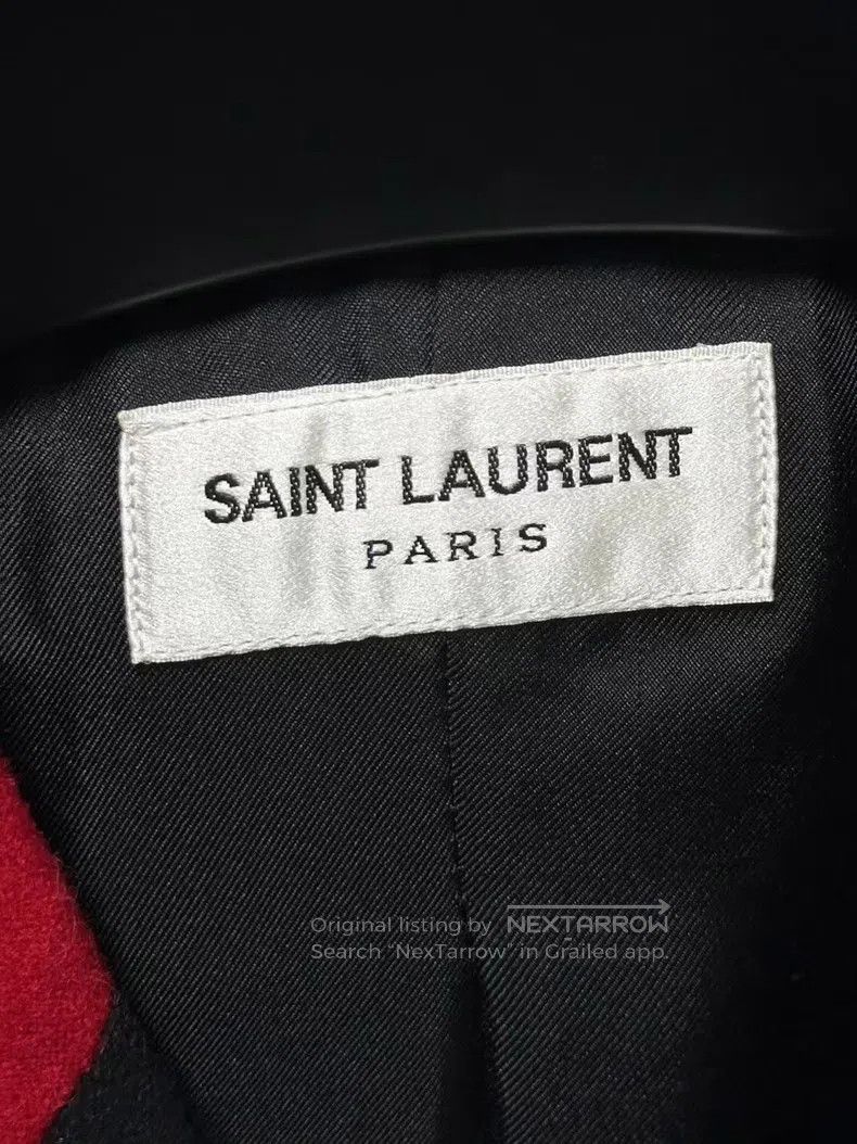 Saint Laurent Paris Saint Laurent Paris Black and Red Court Jacket Size US M / EU 48-50 / 2 - 3 Thumbnail