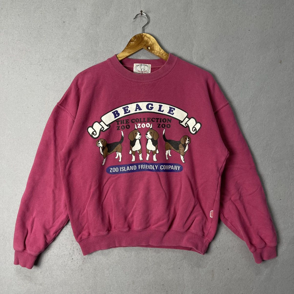 Japanese Brand Vintage Zoo Island “Beagle The Collection” Sweatshirt Size US M / EU 48-50 / 2 - 1 Thumbnail