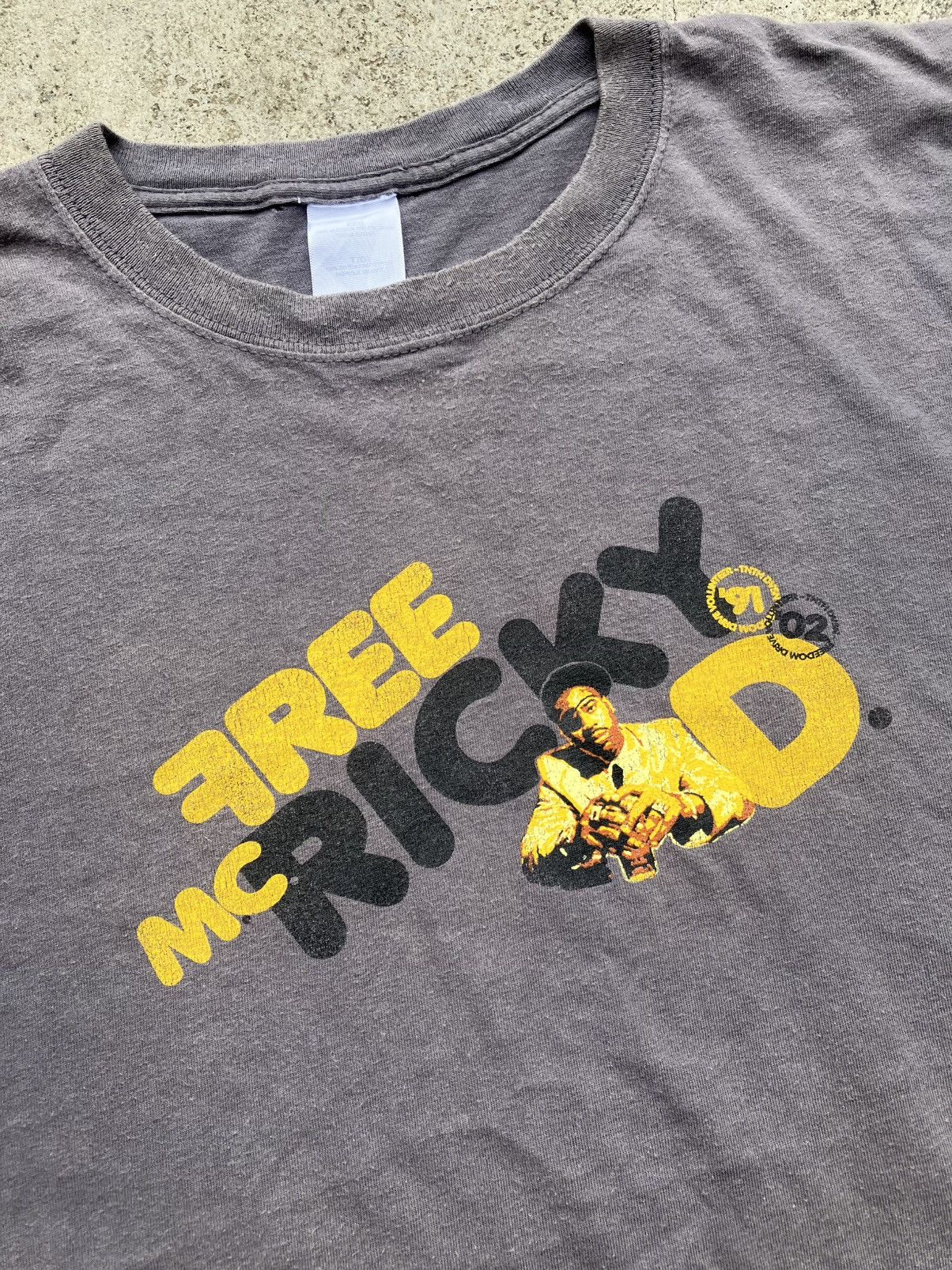 Rap Tees × Vintage Slick Rick MC Ricky D T-Shirt Size US XXL / EU 58 / 5 - 2 Thumbnail