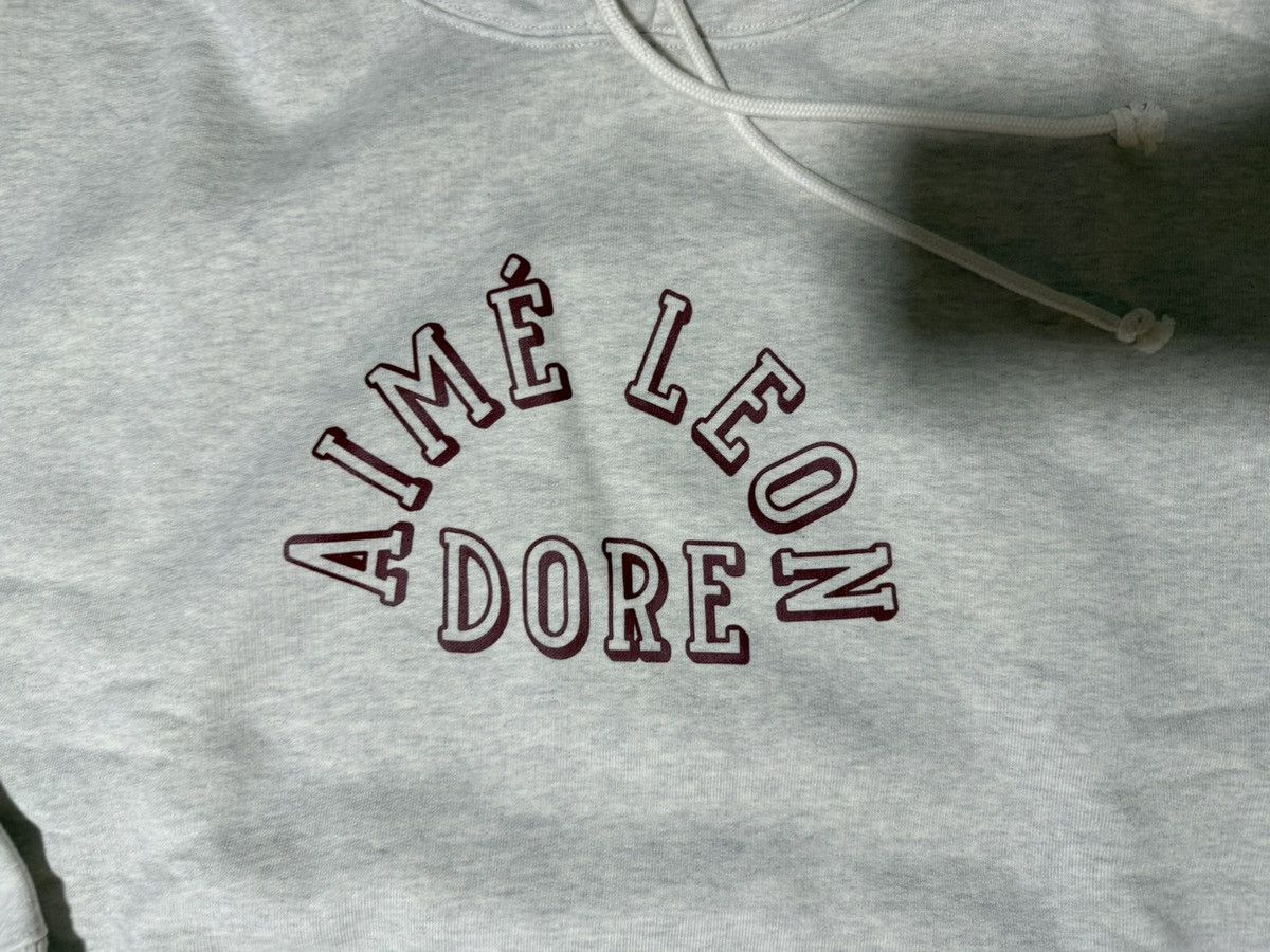 Aime Leon Dore Aime Leon Dore Aimé Collegiate Logo Oatmeal Hoodie XL Size US XL / EU 56 / 4 - 2 Thumbnail