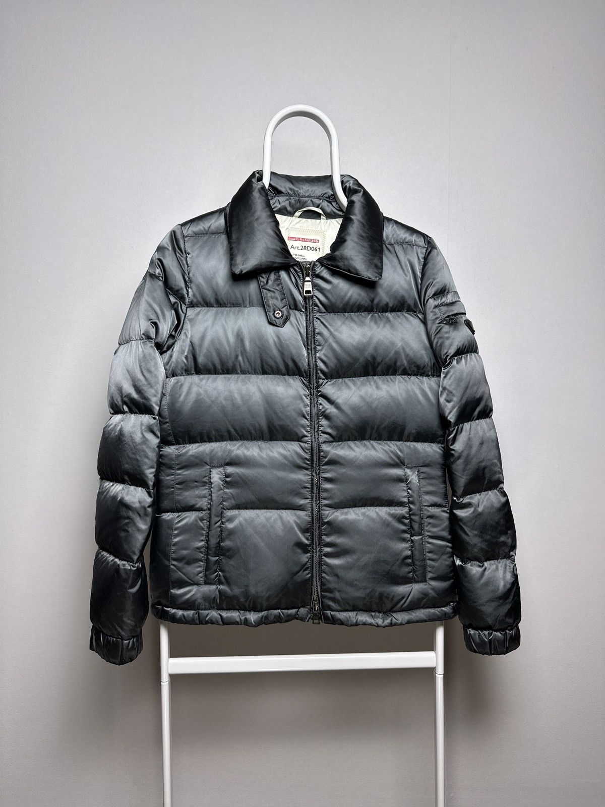 Prada Prada Puffer Down Nylon Metal Logo Jacket Size S / US 4 / IT 40 - 4 Thumbnail