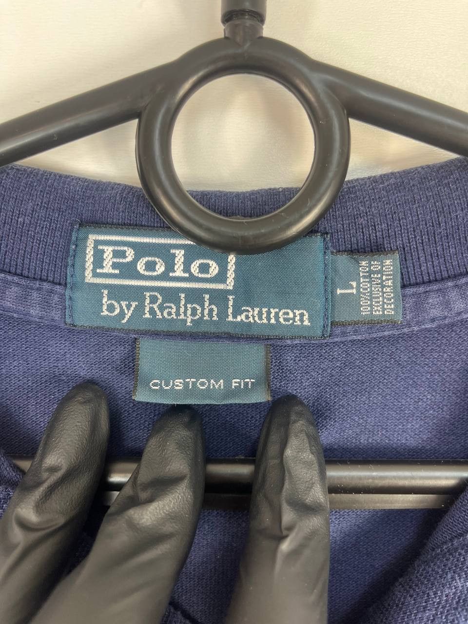 Polo Ralph Lauren Polo Ralph Lauren Custom Fit Navy Polo L Size US L / EU 52-54 / 3 - 3 Thumbnail