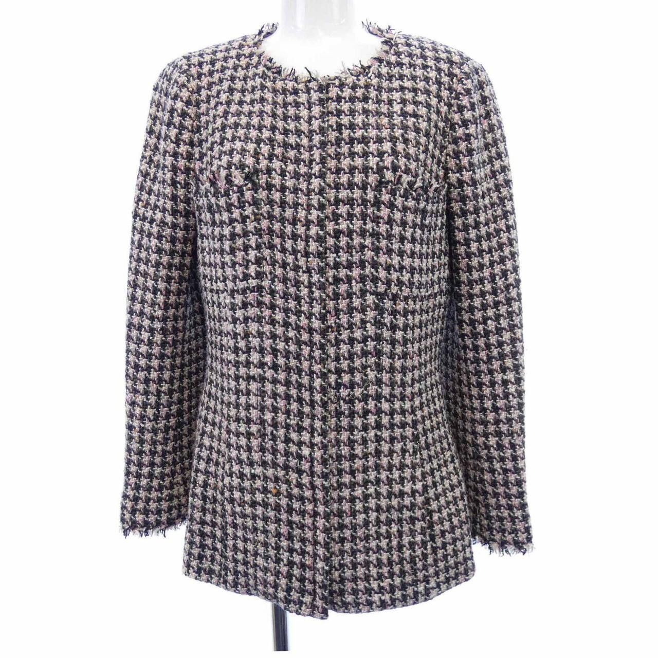 Chanel Chanel Chanel Collarless Jacket Others Outerwear P33582V19719 08A DUTY FREE for USA Size ONE SIZE - 1 Thumbnail