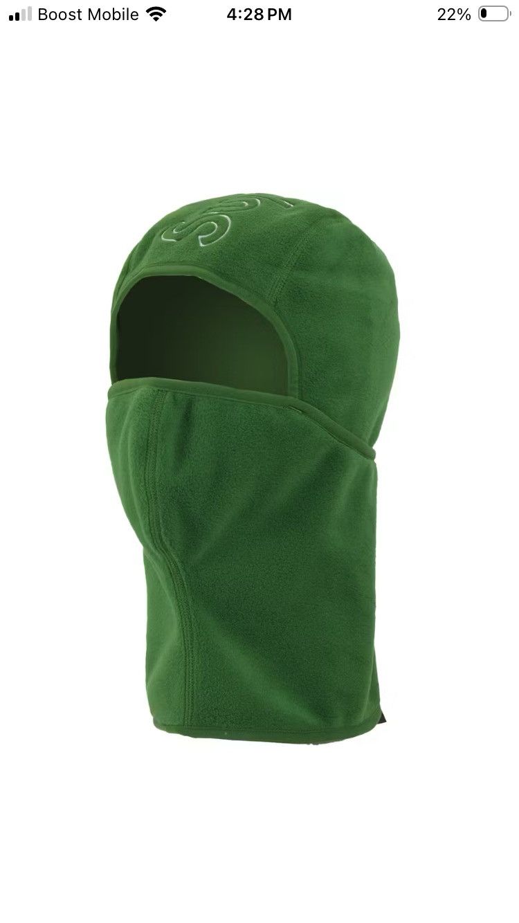 Supreme Supreme Polartec Balaclava Green FW24 Size ONE SIZE - 1 Thumbnail