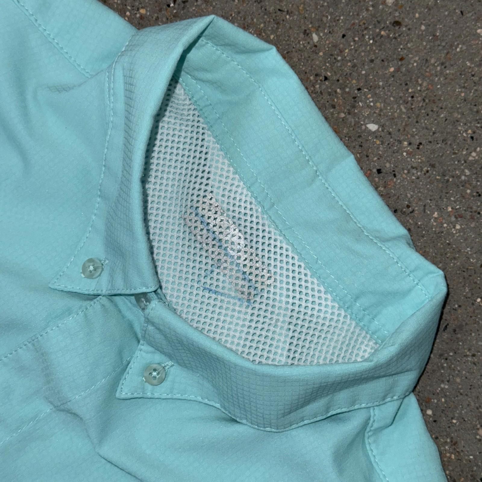 Columbia Columbia PFG Omni-Shade Shirt Mens L Blue Fishing Outdoor Size US L / EU 52-54 / 3 - 4 Thumbnail