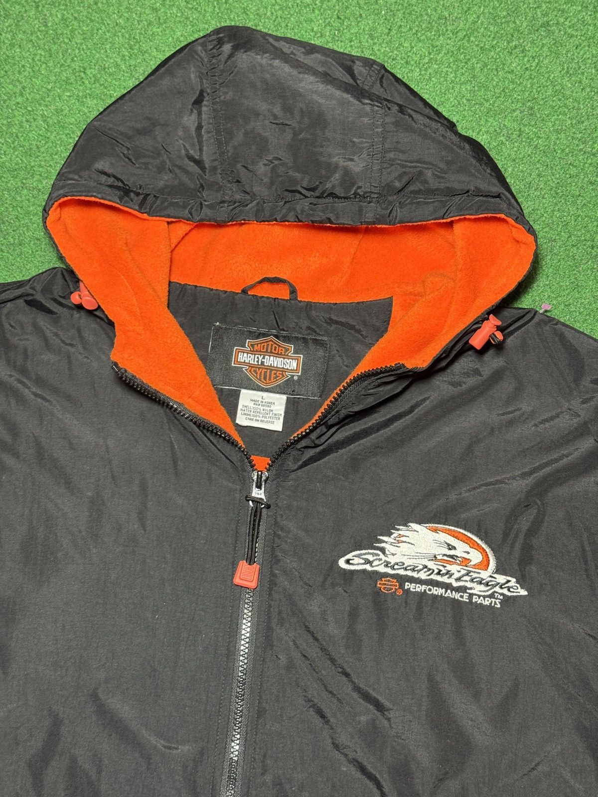 Harley Davidson Vintage 90s Harley Davidson Screamin Eagle Fleece Jacket Size US L / EU 52-54 / 3 - 2 Thumbnail