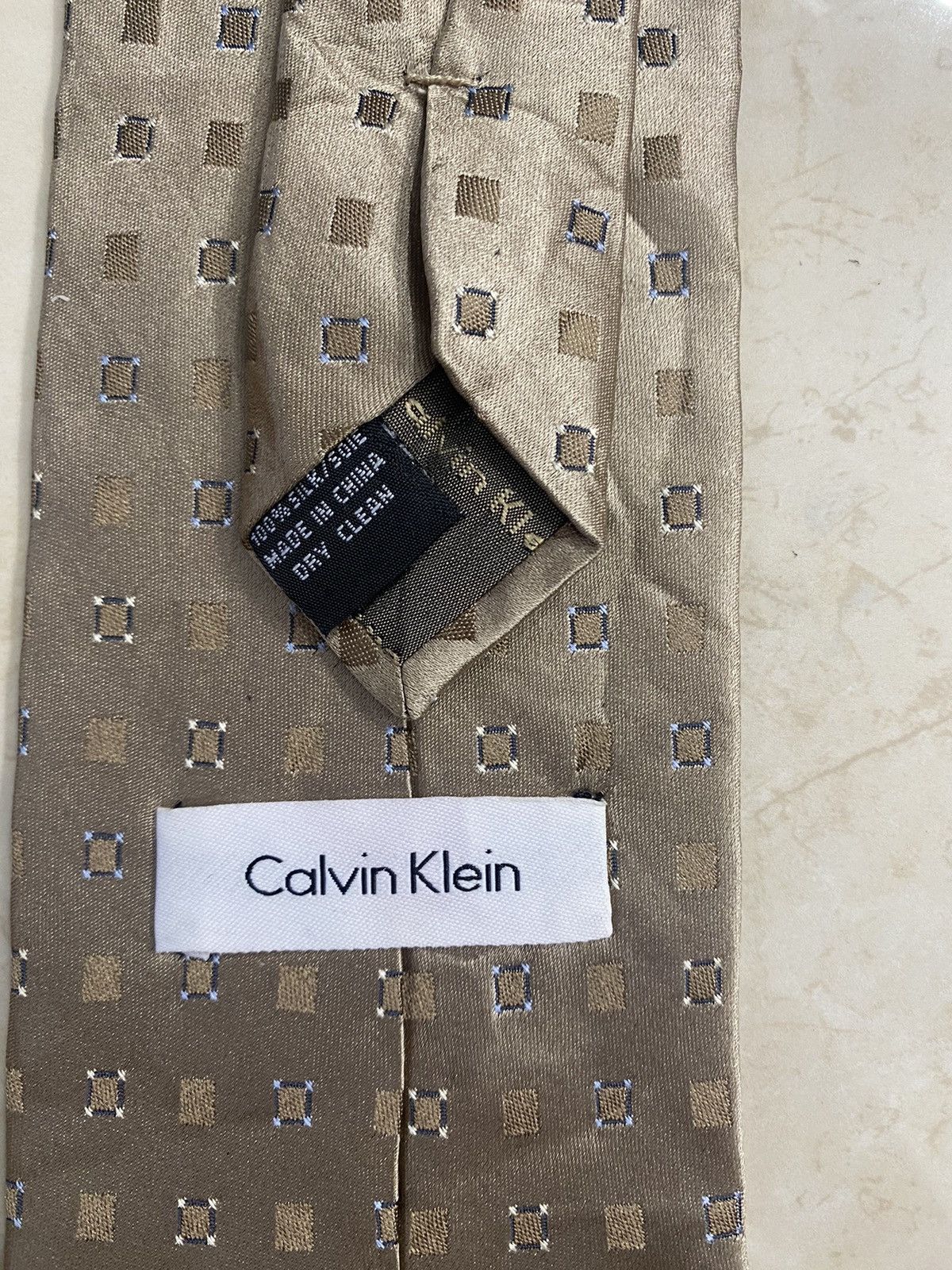 Calvin Klein × Vintage 💥CALVIN KLEIN CK neck tie silk ties Size ONE SIZE - 5 Thumbnail
