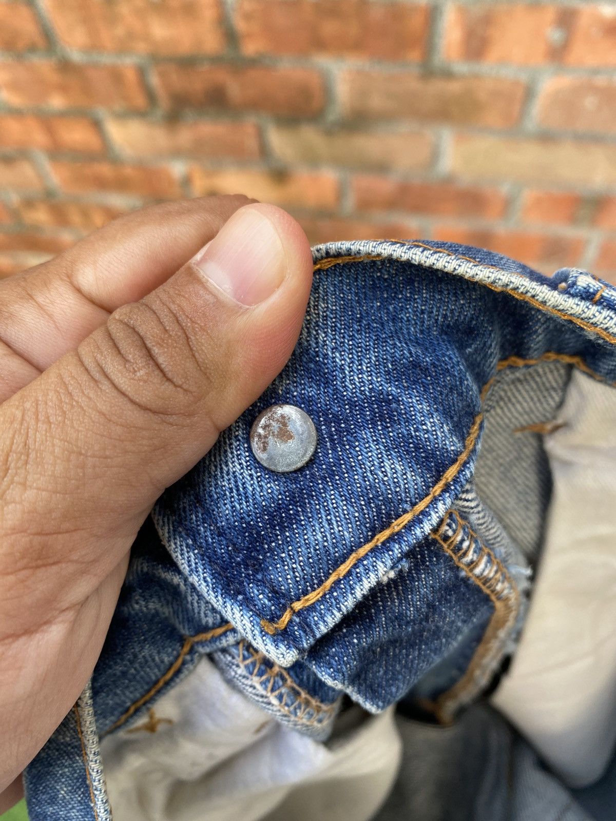 Levi's × Levi's Vintage Clothing × Vintage W33x29.5 Vintage levi's 646 flare bell bottom 70s oramge tab Size US 33 - 8 Thumbnail