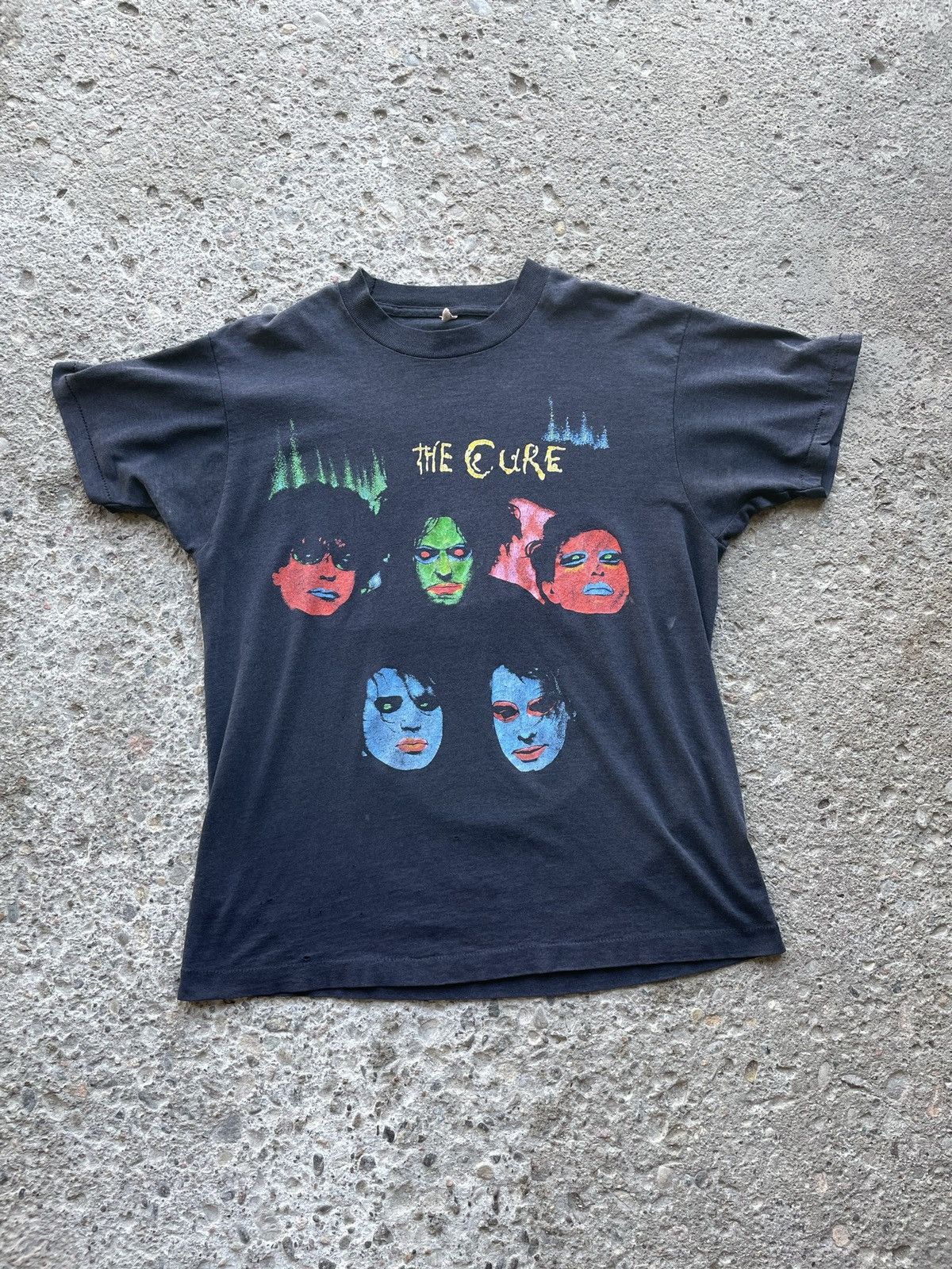 image of Band Tees x The Cure In Between Days Vintage Tee in Black, Men's (Size Large)