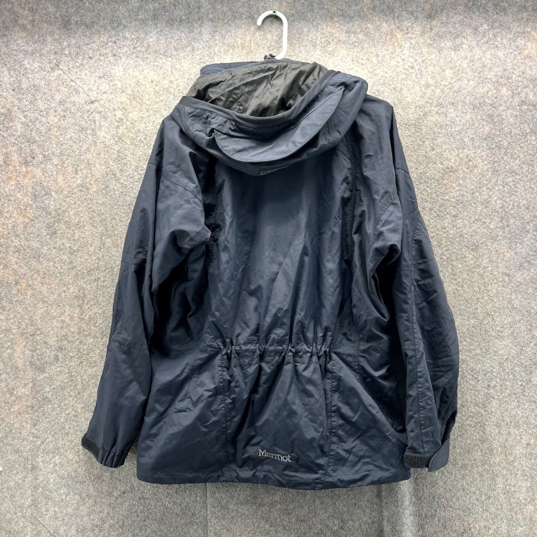 Marmot Marmot Jacket Womens Small Blue Navy Full Zip Hooded Windbreaker Rain Coat Jacket Womens Small Blue Navy Full Zip Hooded Windbreaker Rain Coat Size S / US 4 / IT 40 - 2 Thumbnail