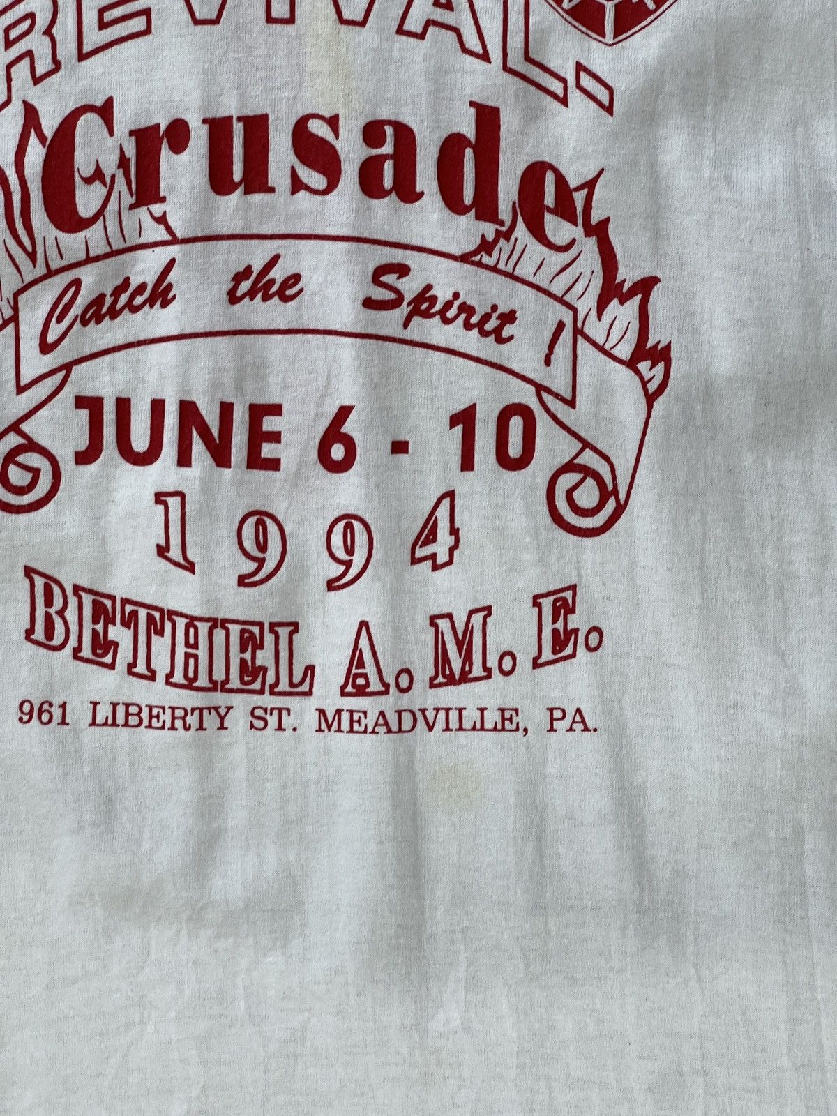 Vintage Vintage 1994 Crusade Jesus Loves You & Me Cross Religious XL Size US XL / EU 56 / 4 - 7 Thumbnail