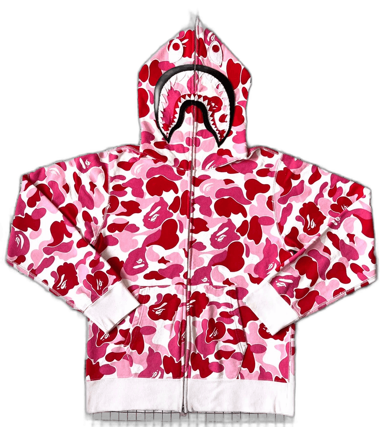 Bape Bape Shark Camo Hoodie Size M Size US M / EU 48-50 / 2 - 1 Thumbnail