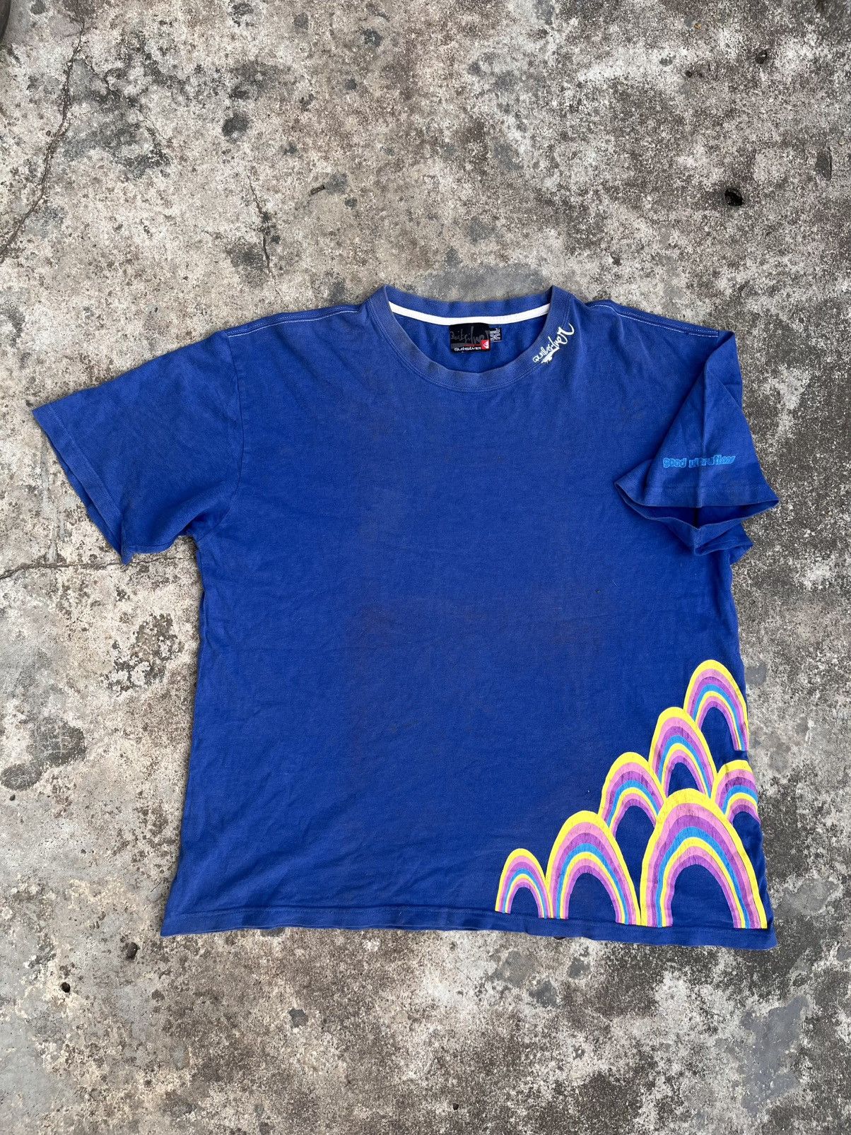 Quiksilver RARE Vintage Quicksilver Good Vibration Festival 2007 Tshirt Size US XL / EU 56 / 4 - 5 Thumbnail