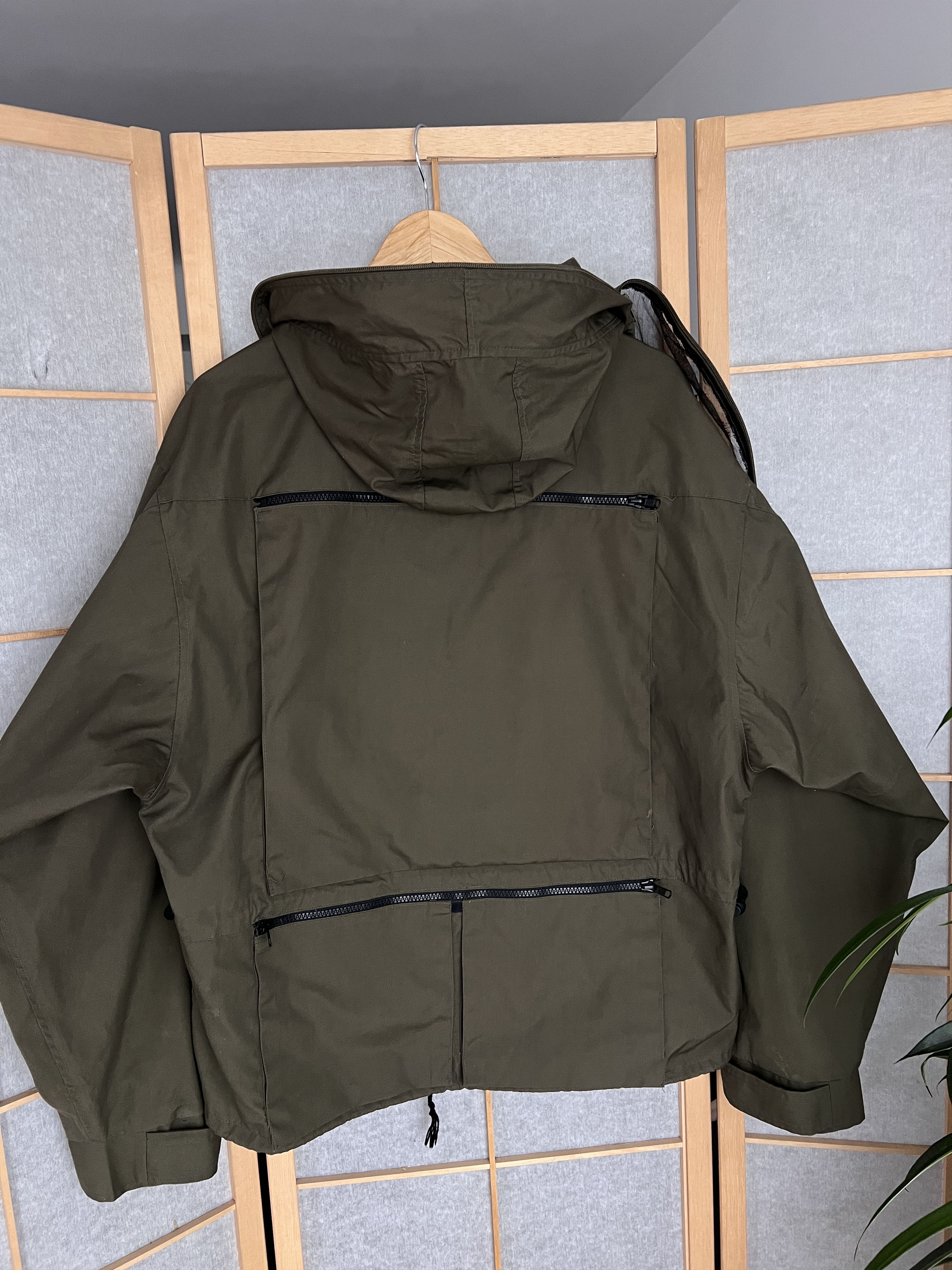 Schott Crazy VTG 90s multipocket army fishing mesh mask crop jacket Size US L / EU 52-54 / 3 - 17 Thumbnail