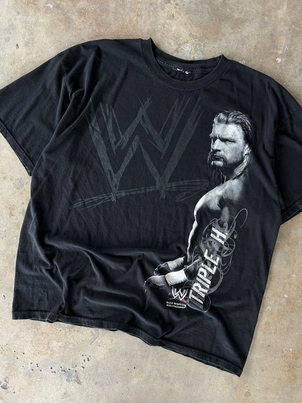 WWE Vintage 2000’s WWE Triple H Wrestling Promo T Shirt Size US XL / EU 56 / 4 - 1 Thumbnail