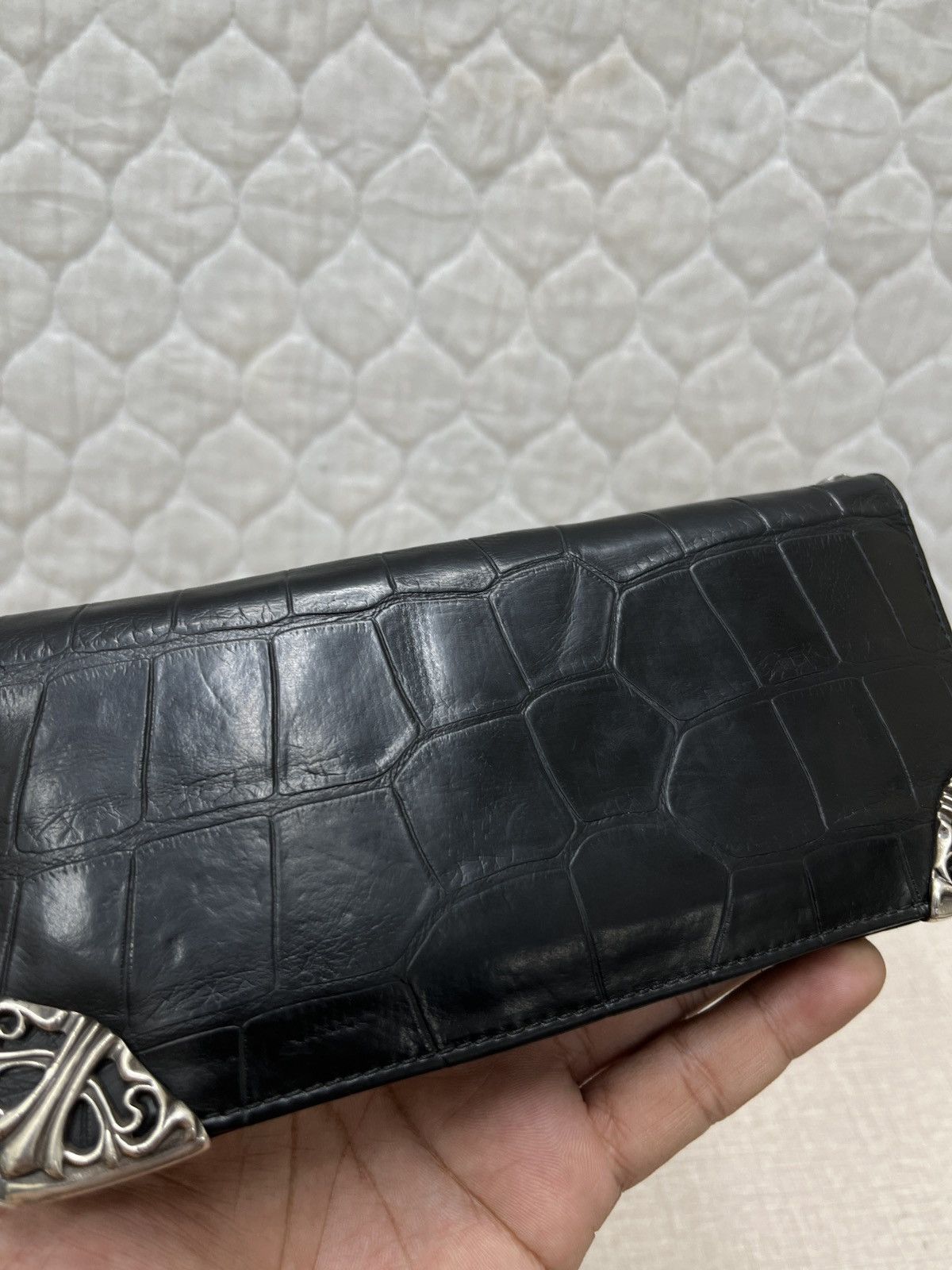 Chrome Hearts 🔥🔥🔥STEALS CHROME HEARTS ALLIGATOR WALLET Size ONE SIZE - 5 Thumbnail