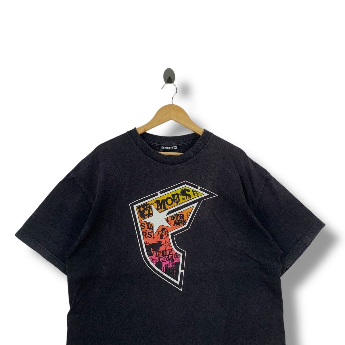 Famous Stars And Straps Vintage 00's FAMOUS STARS And STRAPS Logo Graphic Faded Tee Size US XL / EU 56 / 4 - 2 Thumbnail
