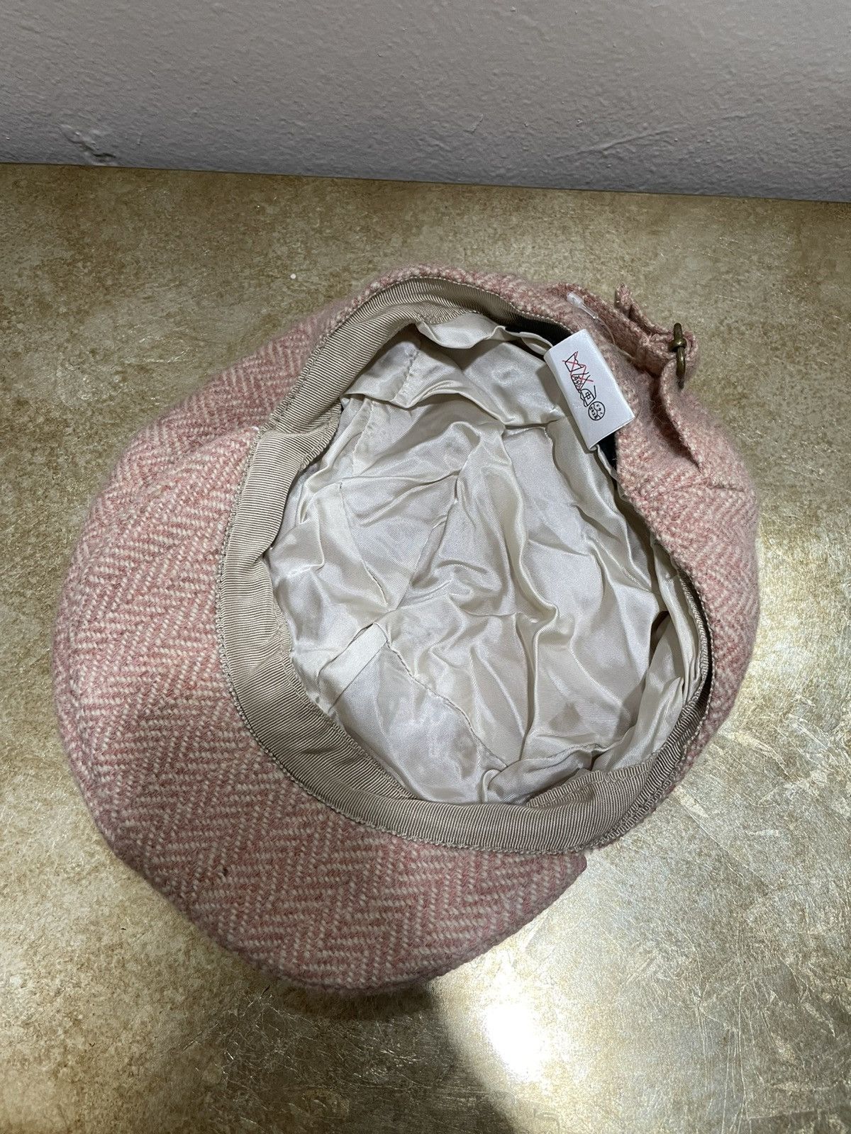 Polo Ralph Lauren Vintage 90’s Polo Ralph Lauren Herringbone Wool Flat Cap M Size ONE SIZE - 3 Thumbnail