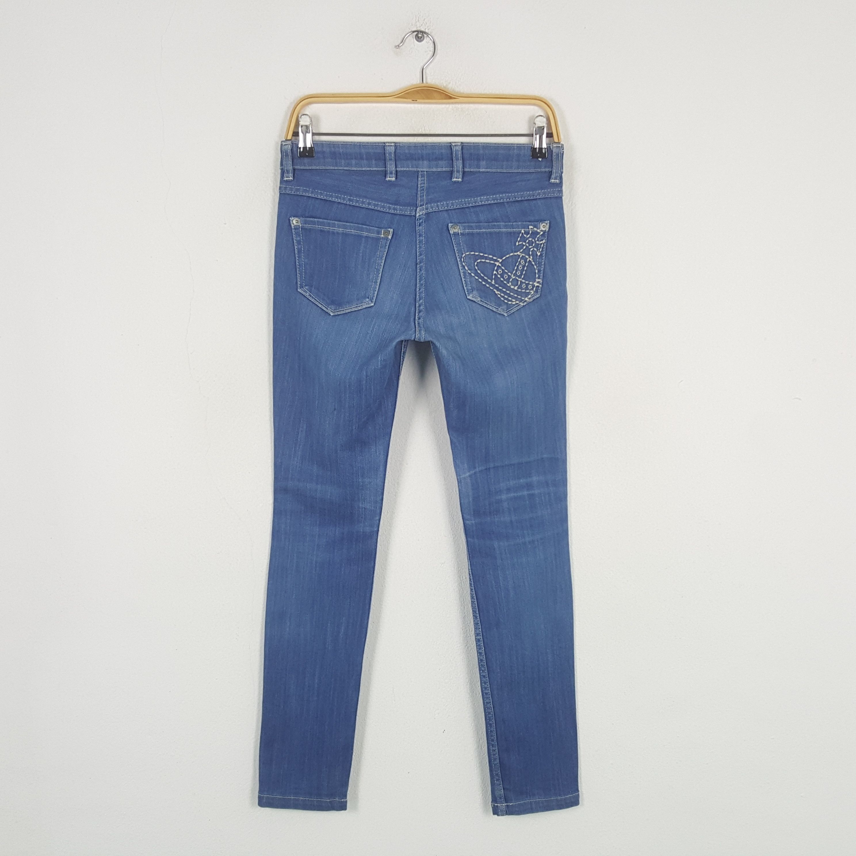 Vivienne Westwood Vintage Vivienne Westwood Red Label Denim Jeans C297N5 Size 29" - 4 Thumbnail