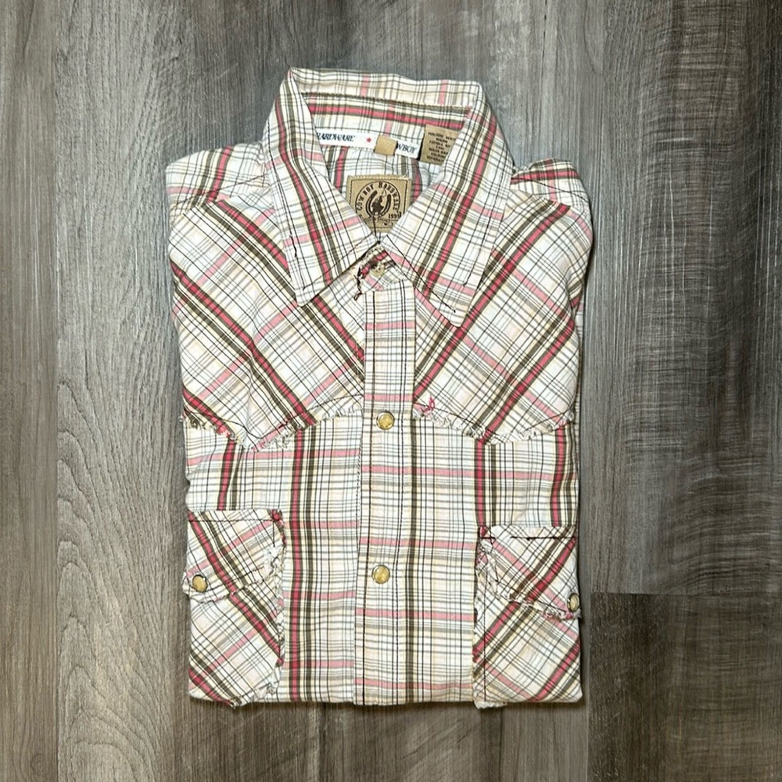 Other Cowboy Hardware Western Long Sleeve Pearl Snap - Medium Size US M / EU 48-50 / 2 - 1 Thumbnail