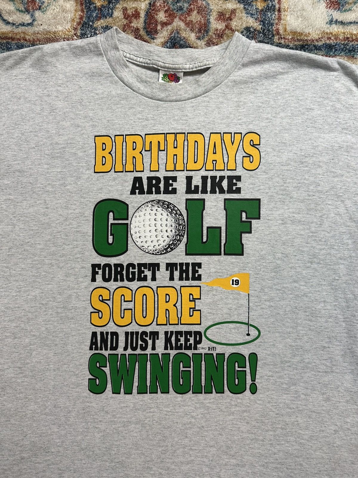 Vintage Vintage Birthdays Are Like Golf T-shirt Size XL Size US XL / EU 56 / 4 - 4 Thumbnail