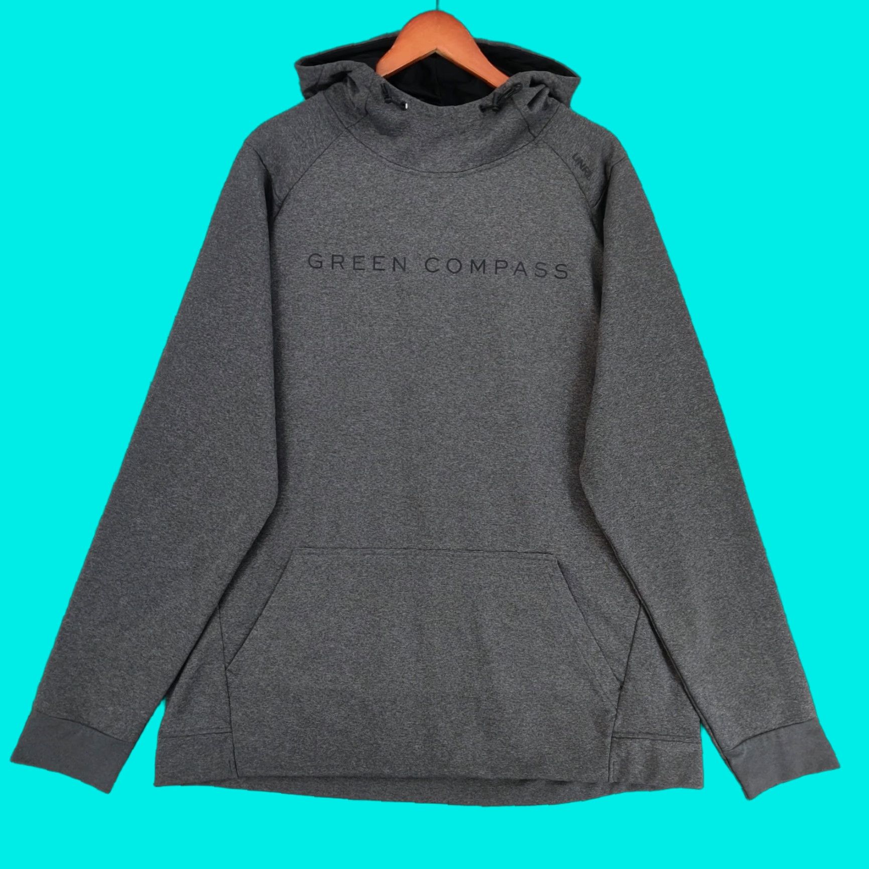 UNRL Hoodie Mens XL Gray Pullover Long Sleeve Golf Performance Crossover