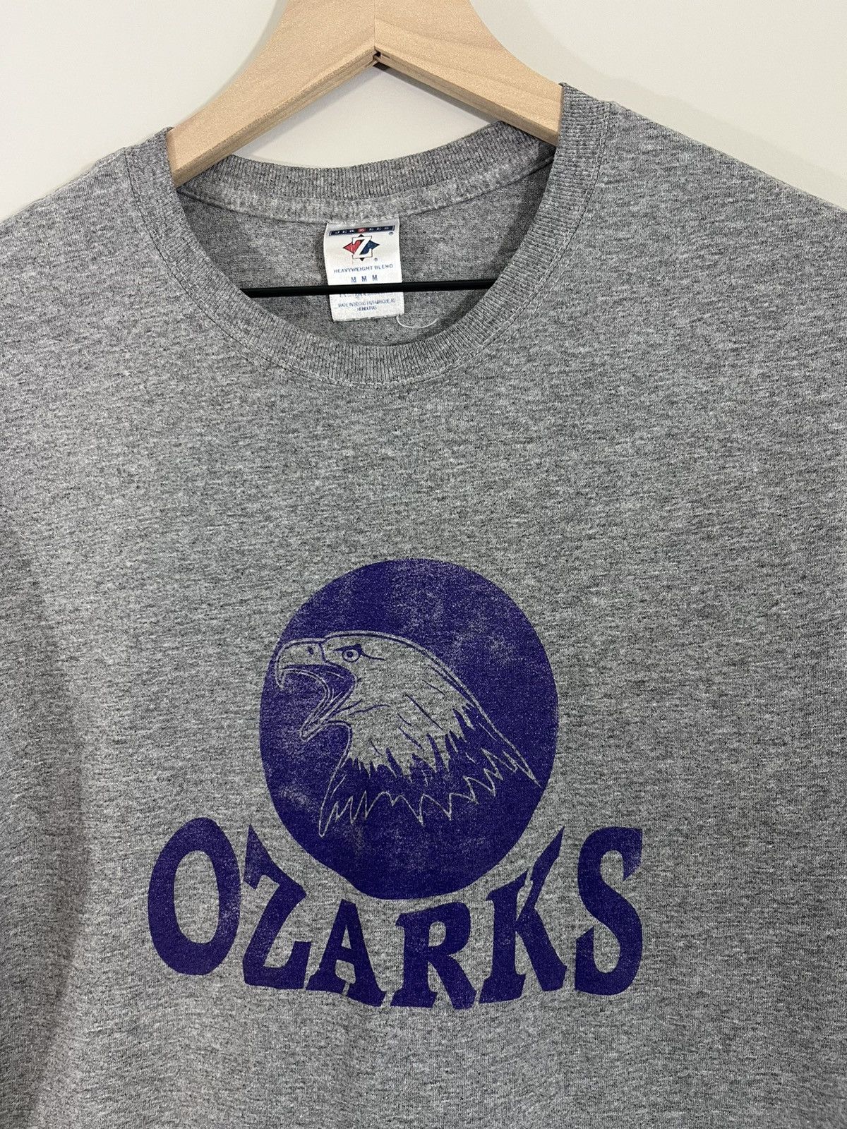 Vintage Ozarks Purple Eagle Logo Tee Size US M / EU 48-50 / 2 - 4 Thumbnail