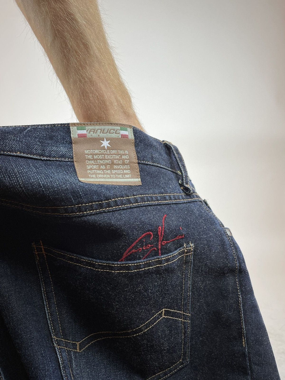 Other VANUCCI MOTORCYCLE JEANS With knee protection Men’s 30/32 Size US 30 / EU 46 - 17 Thumbnail