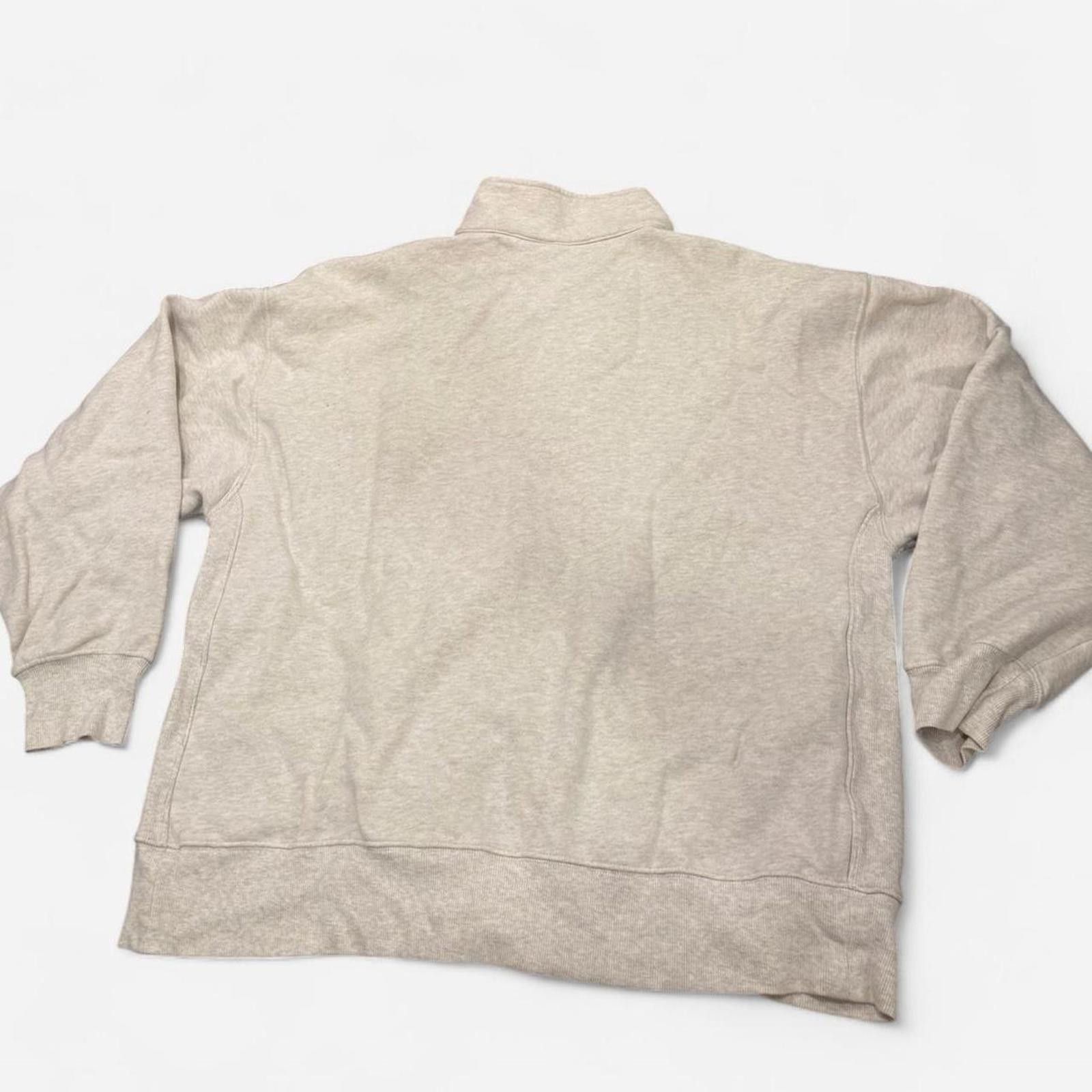 TNA ARITZIA Cream quarter zip sweatshirt from TNA Size L / US 10 / IT 46 - 8 Thumbnail