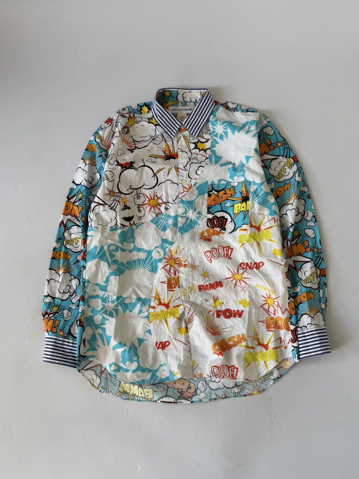 Comme des Garcons Comme Des Garcons Shirt AW18 Comic Book Print Shirt Size US S / EU 44-46 / 1 - 1 Thumbnail
