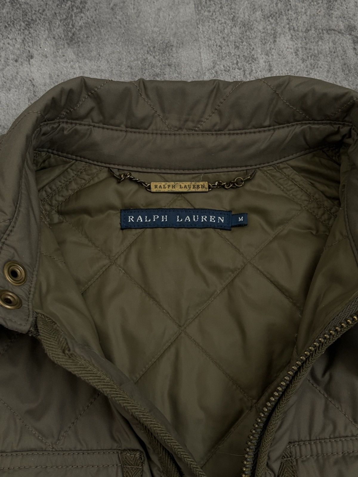 Ralph Lauren Ralph Lauren Olive Green Down & Feather Quilted Zip Jacket Size M / US 6-8 / IT 42-44 - 14 Thumbnail