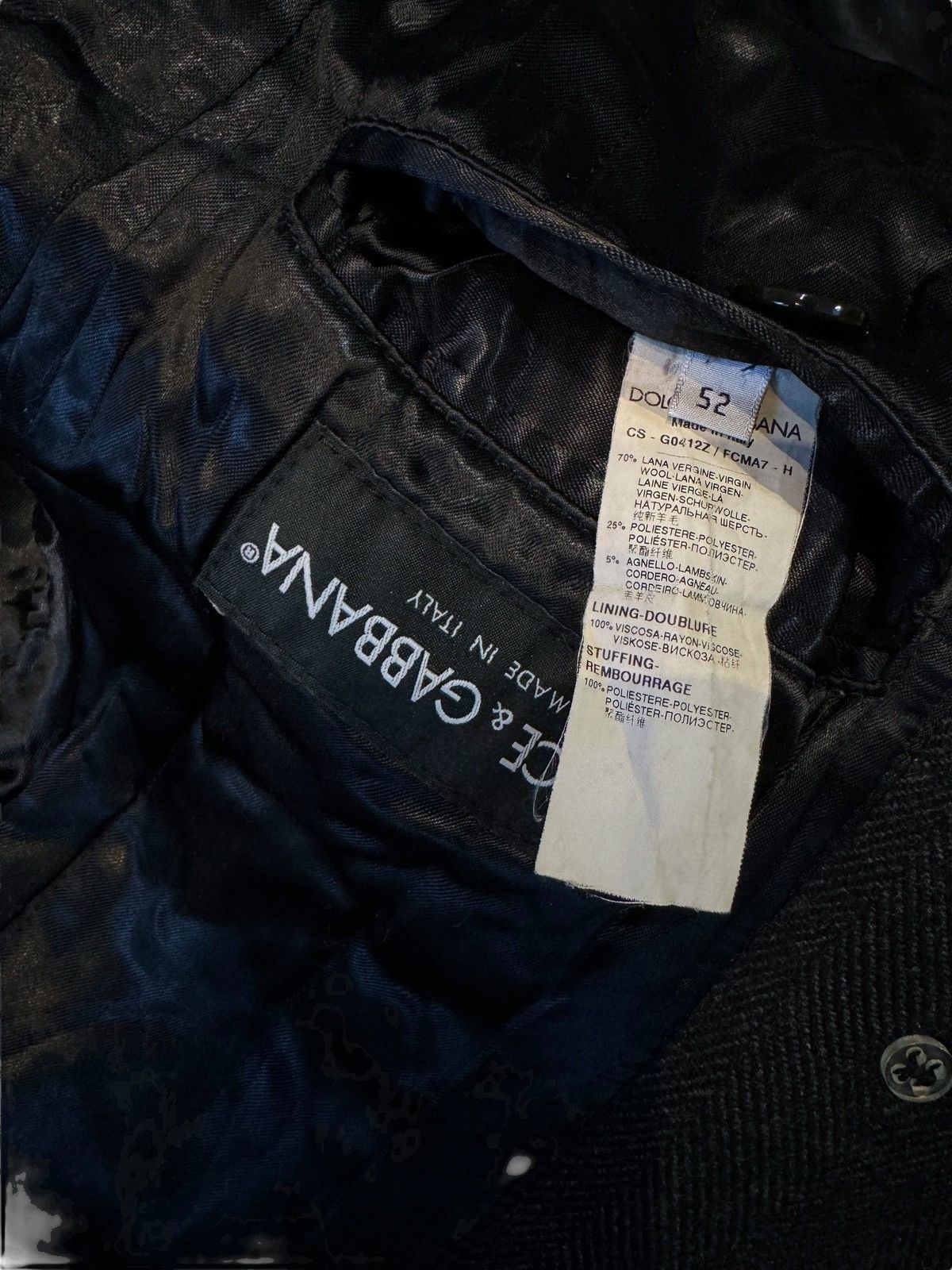 Dolce & Gabbana Dolce & Gabbana Coat Jacket Size US L / EU 52-54 / 3 - 11 Thumbnail