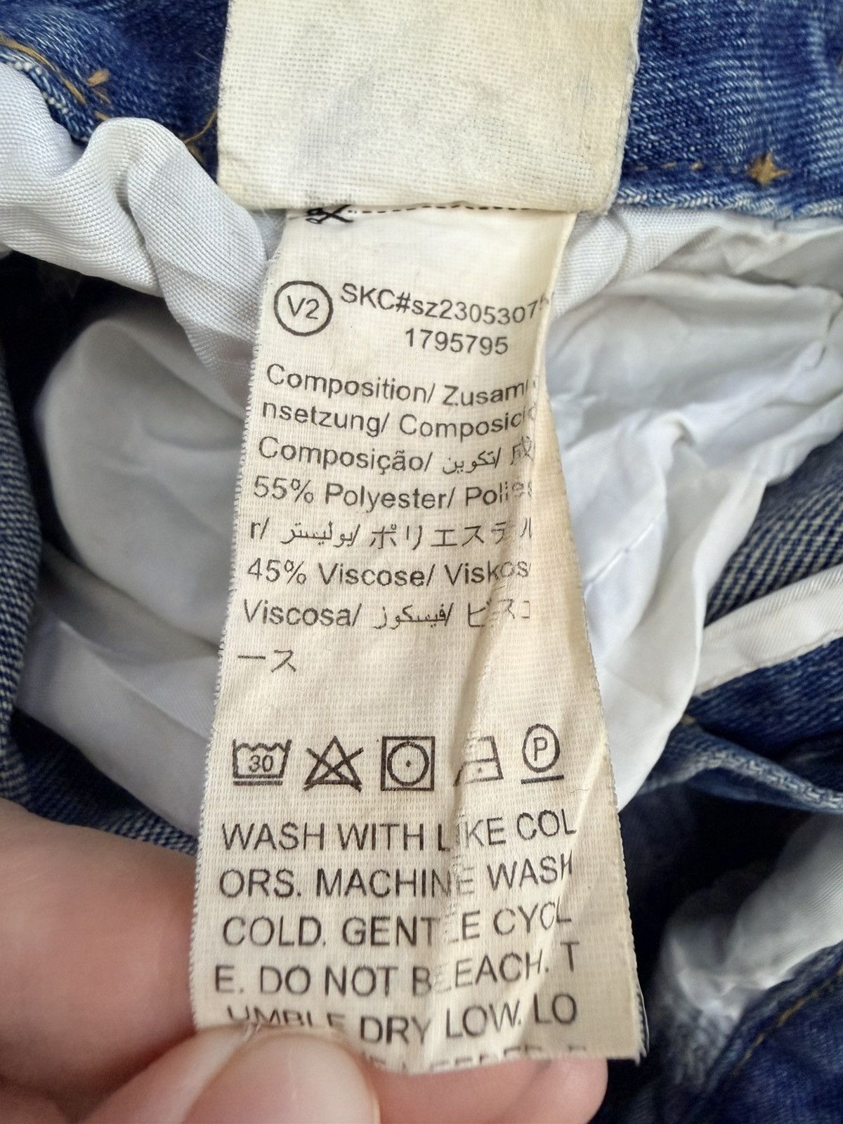 Japanese Brand Vintage Unbranded Distressed Denim Jeans Size US 28 / EU 44 - 8 Thumbnail