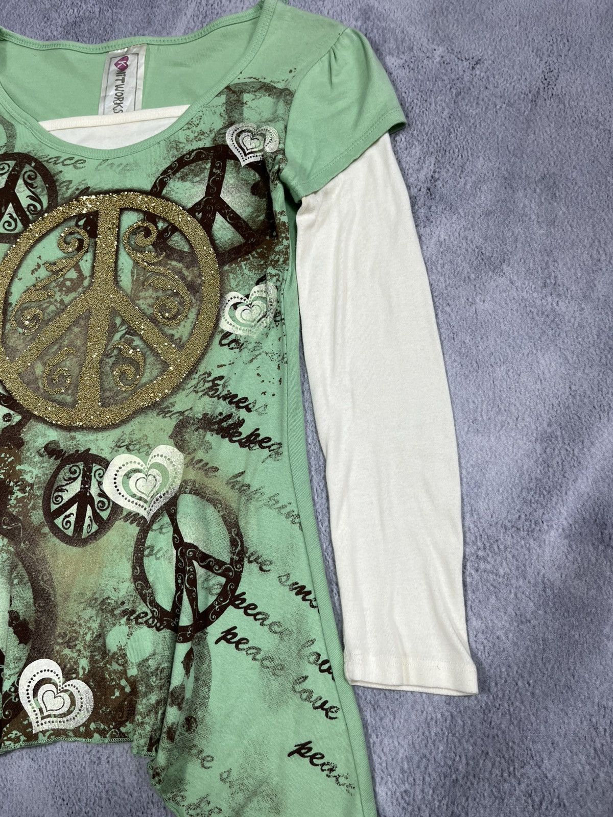 Japanese Brand Vintage Y2K 2000s style tunic longsleeve tee hippie style M Size M / US 6-8 / IT 42-44 - 4 Thumbnail