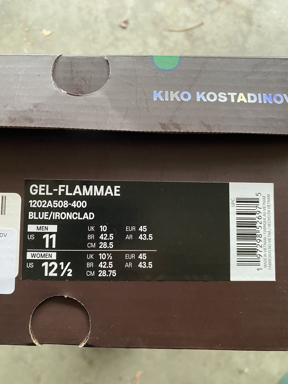 Asics × Kiko Kostadinov Asics Kiko Kostadinov Gel Flammae Size US 11 / EU 44 - 3 Thumbnail