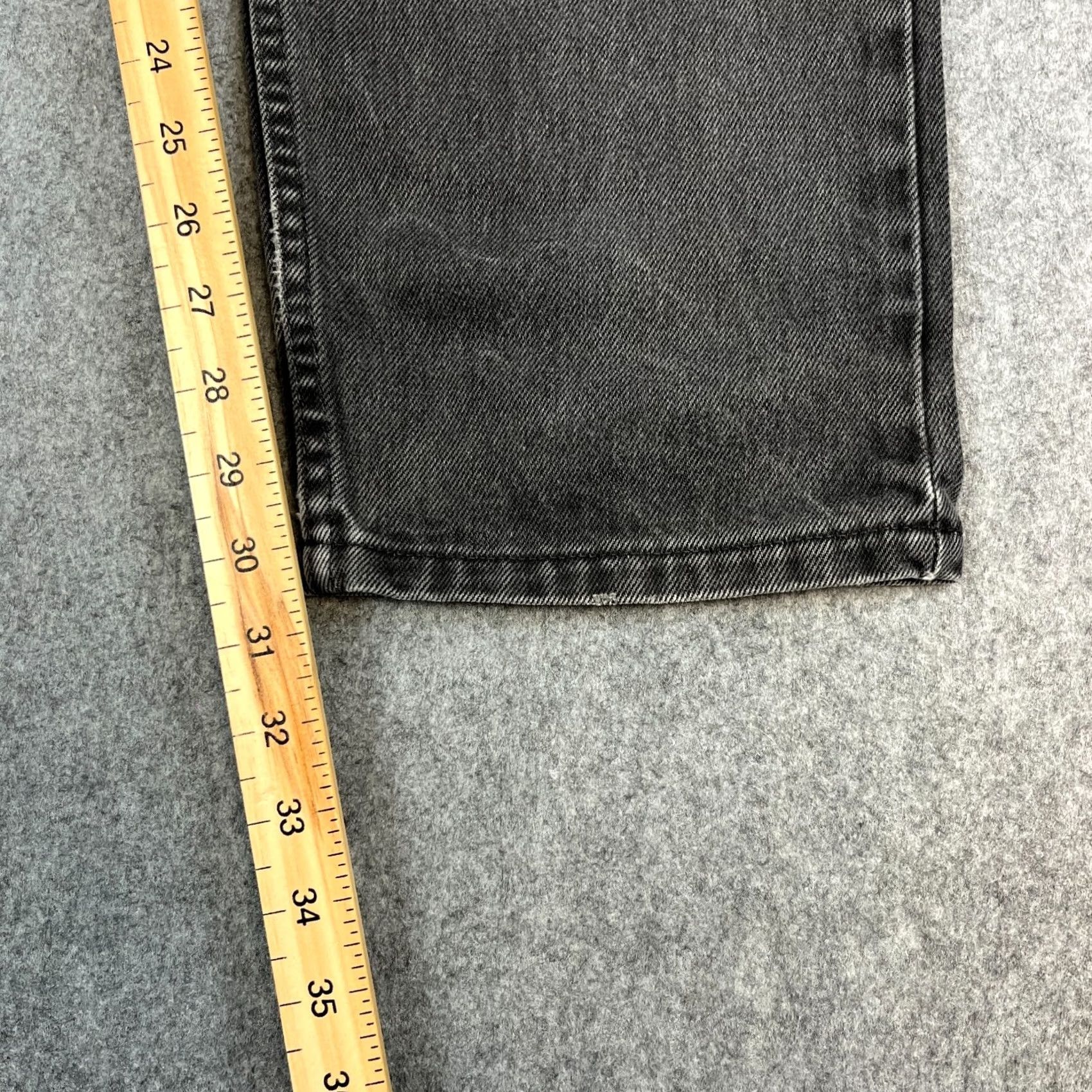 Levi's VINTAGE Levi's Jeans Straight 32 32 Dark Grey Faded Orange Tab 80s UK Made Mens Size US 32 / EU 48 - 4 Thumbnail