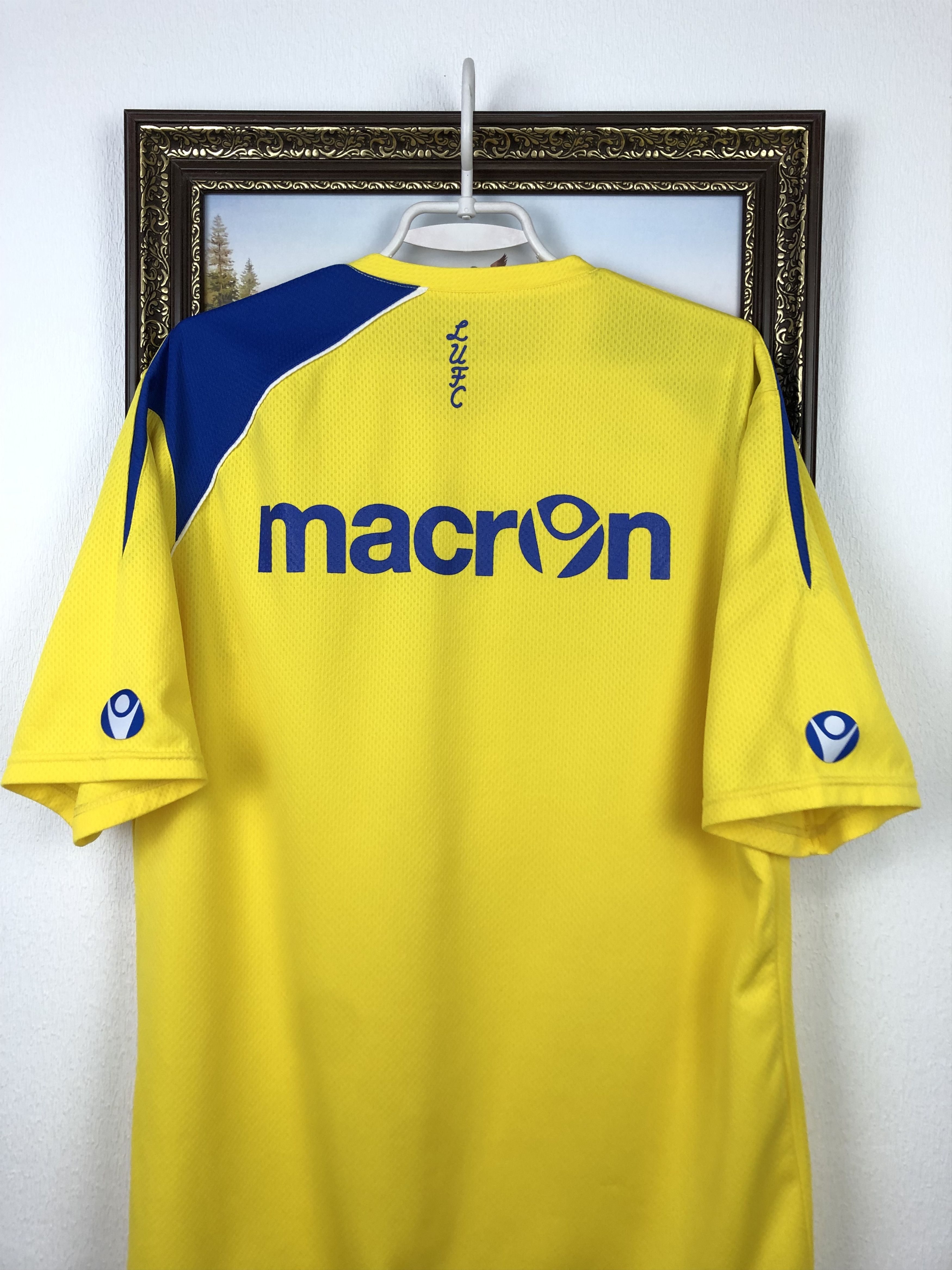Macron Leeds United football shirt 2008 Soccer Train Jersey Tee Size US M / EU 48-50 / 2 - 11 Thumbnail