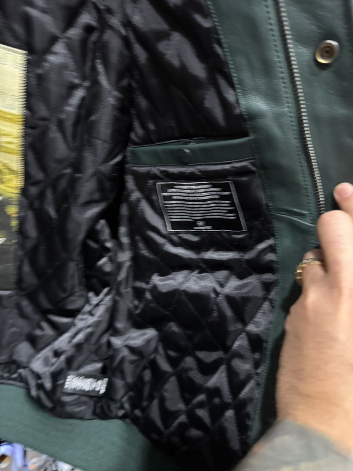 Avirex Avirex Men's American Flight Jacket Genuine Leather Bomber Size US XXL / EU 58 / 5 - 6 Thumbnail