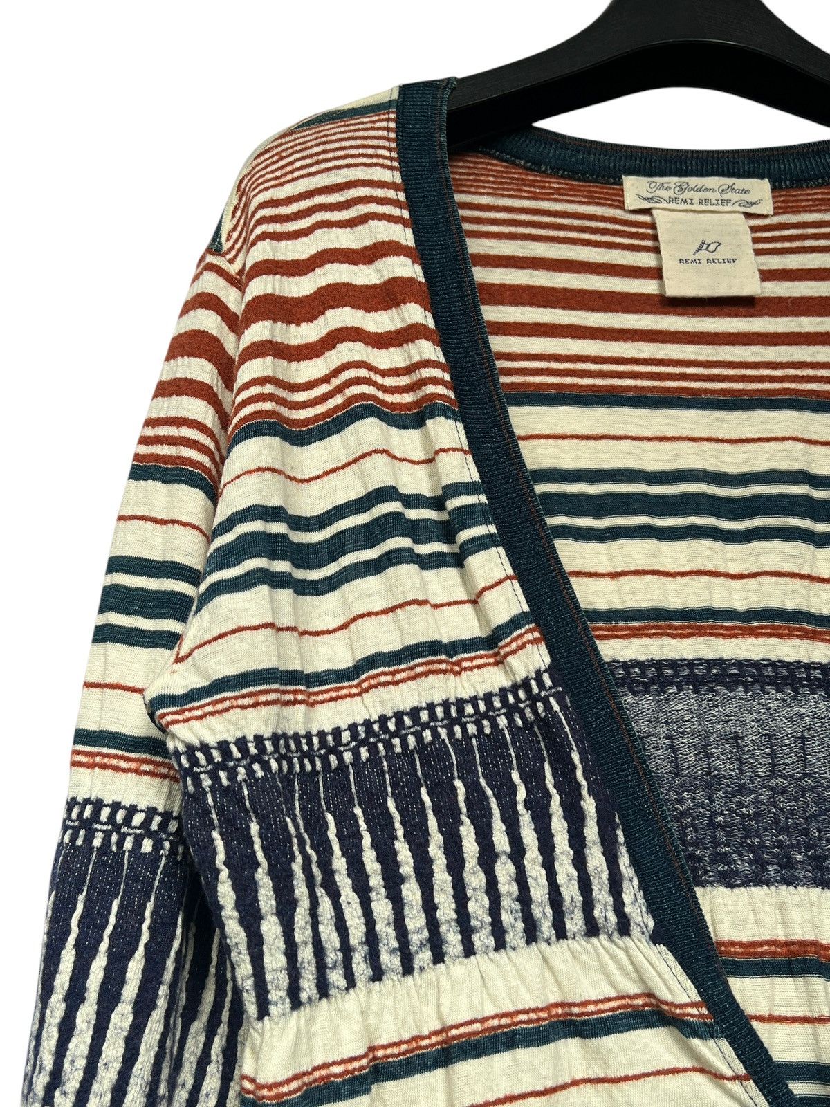Designer × Remi Relief Remi Relief Native Border Pattern Cardigan Size US L / EU 52-54 / 3 - 17 Thumbnail