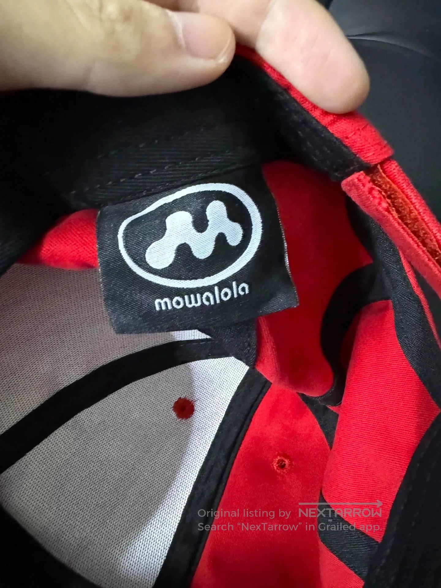 Mowalola Mowalola Red Flag Hat. Size ONE SIZE - 3 Thumbnail