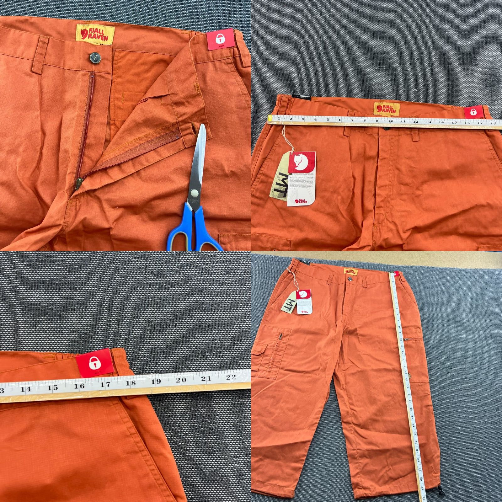 Vintage Fjällräven Barents Pro Womens Hiking Pants 52 Orange G-1000 Outdoor Hiking Trekking Pants Women XS? Size 38" / US 16 / IT 52 - 9 Thumbnail