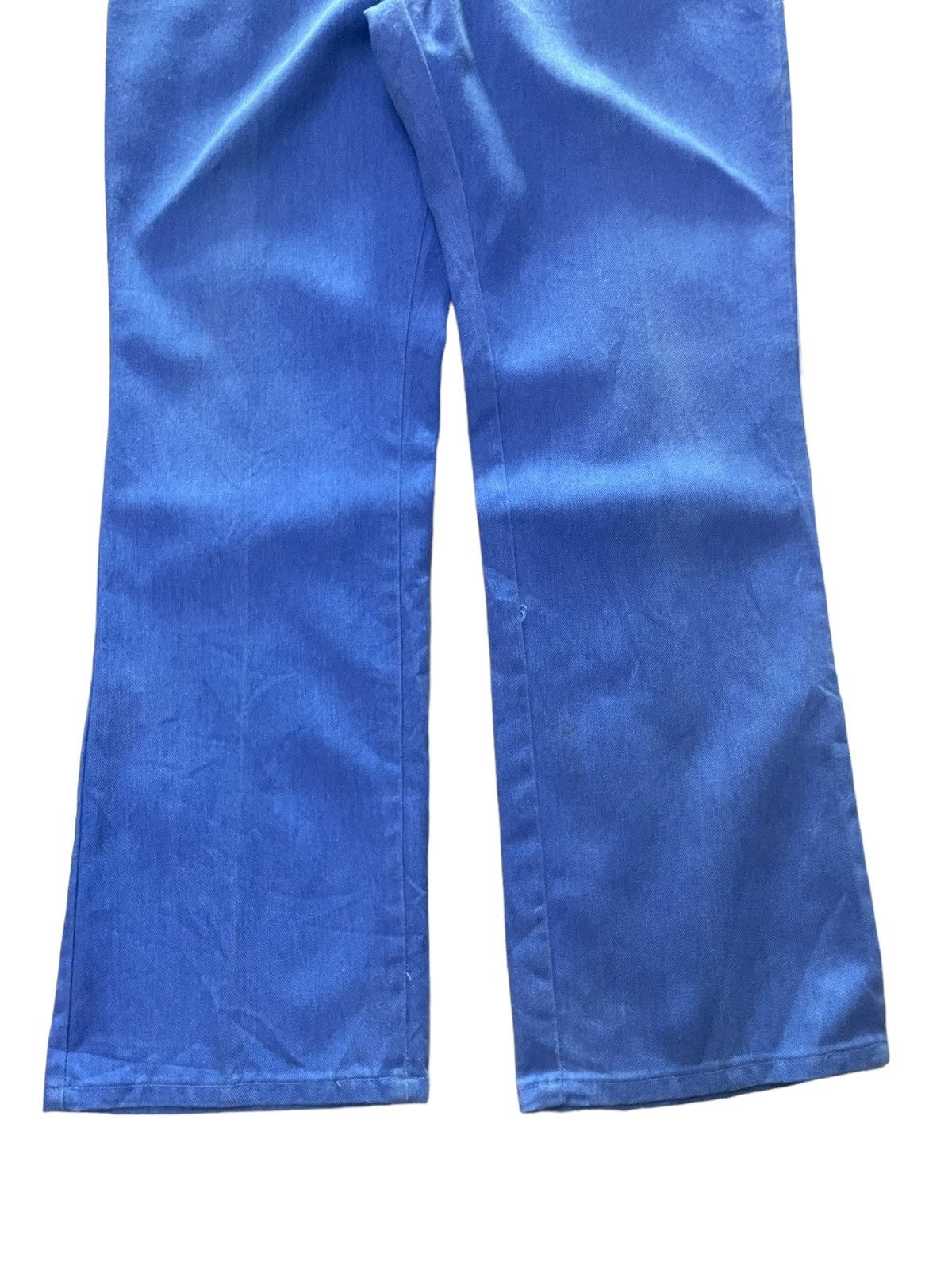 Dickies × Vintage Vintage 70s Dickies sta-prest flared men denim pants talon Size US 34 / EU 50 - 5 Thumbnail