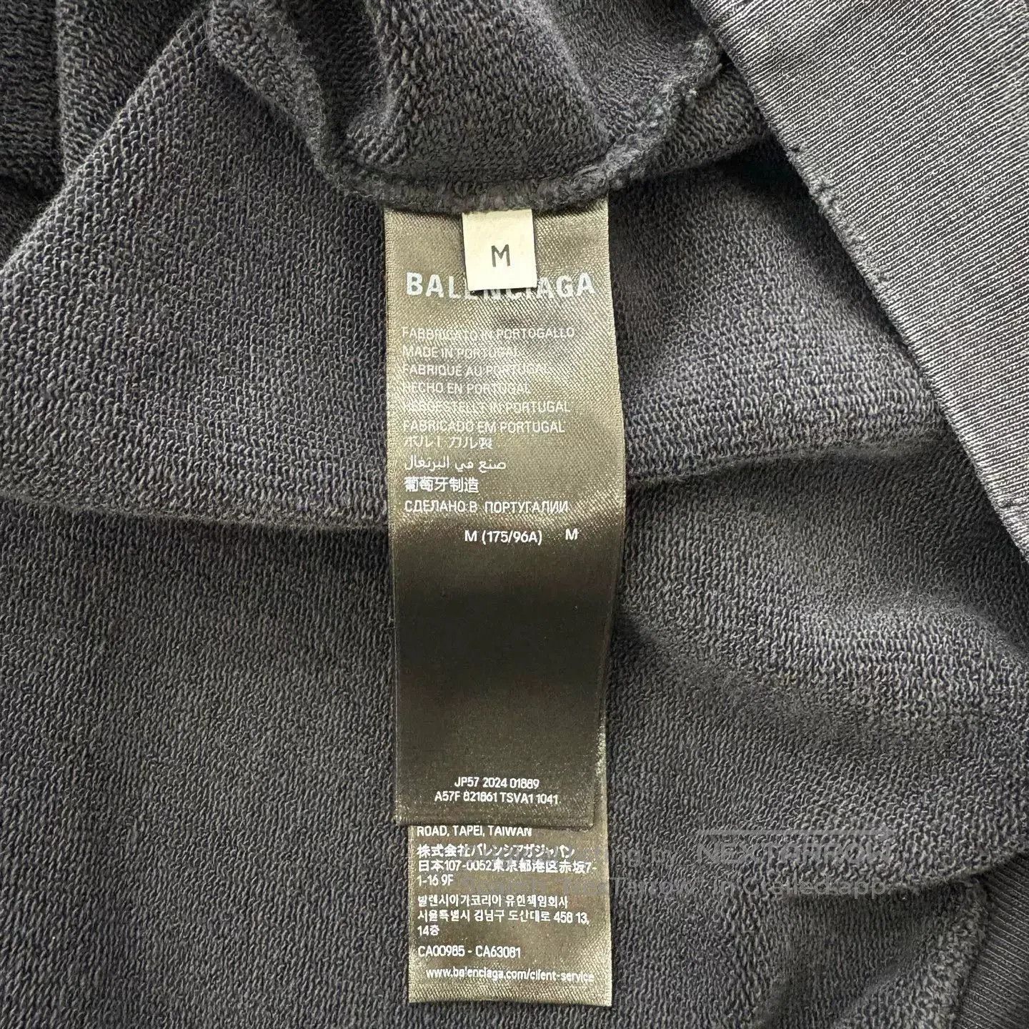 Balenciaga balenciaga black logo hoodie for men. Size US M / EU 48-50 / 2 - 5 Thumbnail
