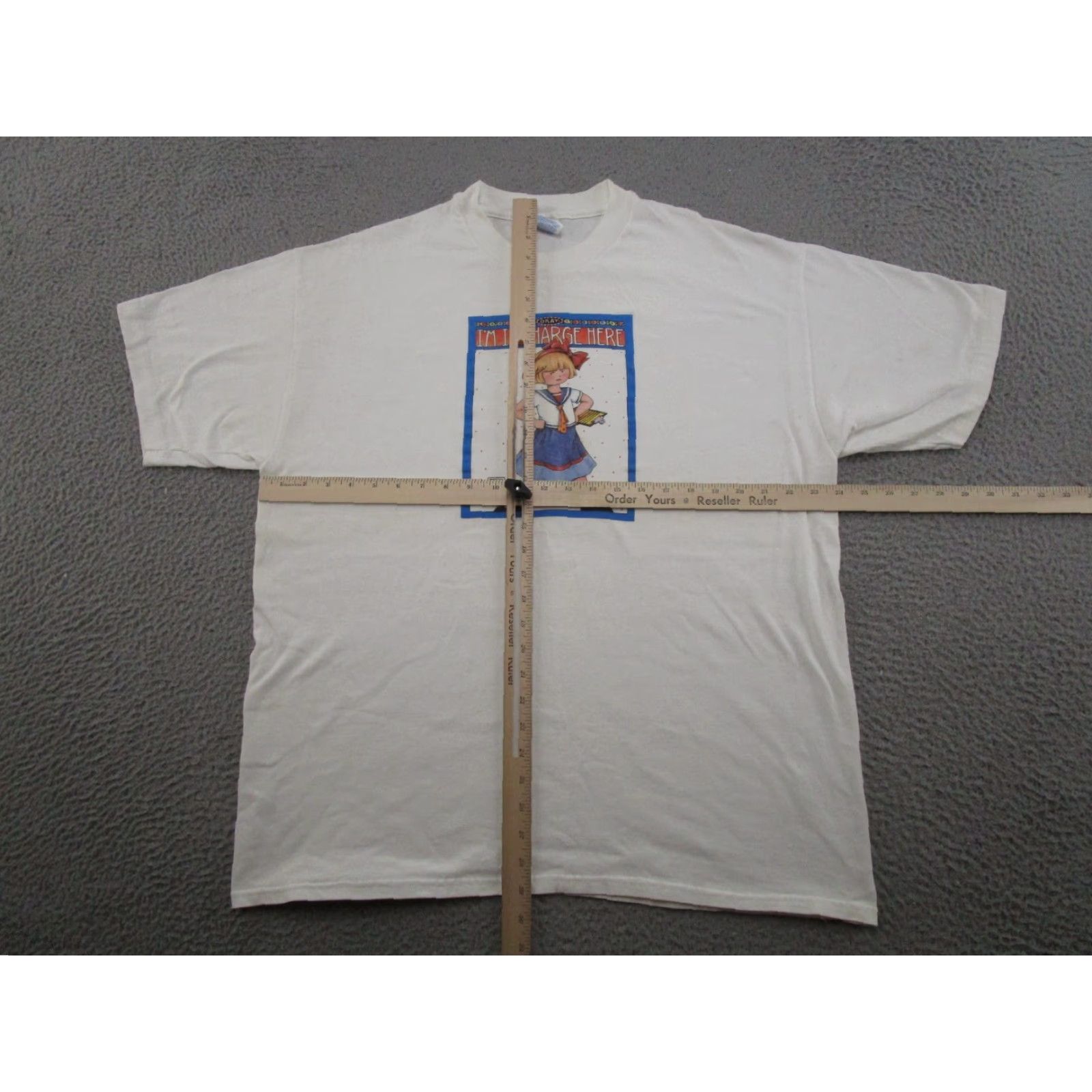 Vintage VINTAGE Mary Engelbreit ME Mountain shirt XL White Crew Neck Short Sleeve Womens 90s 80s Mary Engelbreit Logo Size XL / US 12-14 / IT 48-50 - 7 Thumbnail