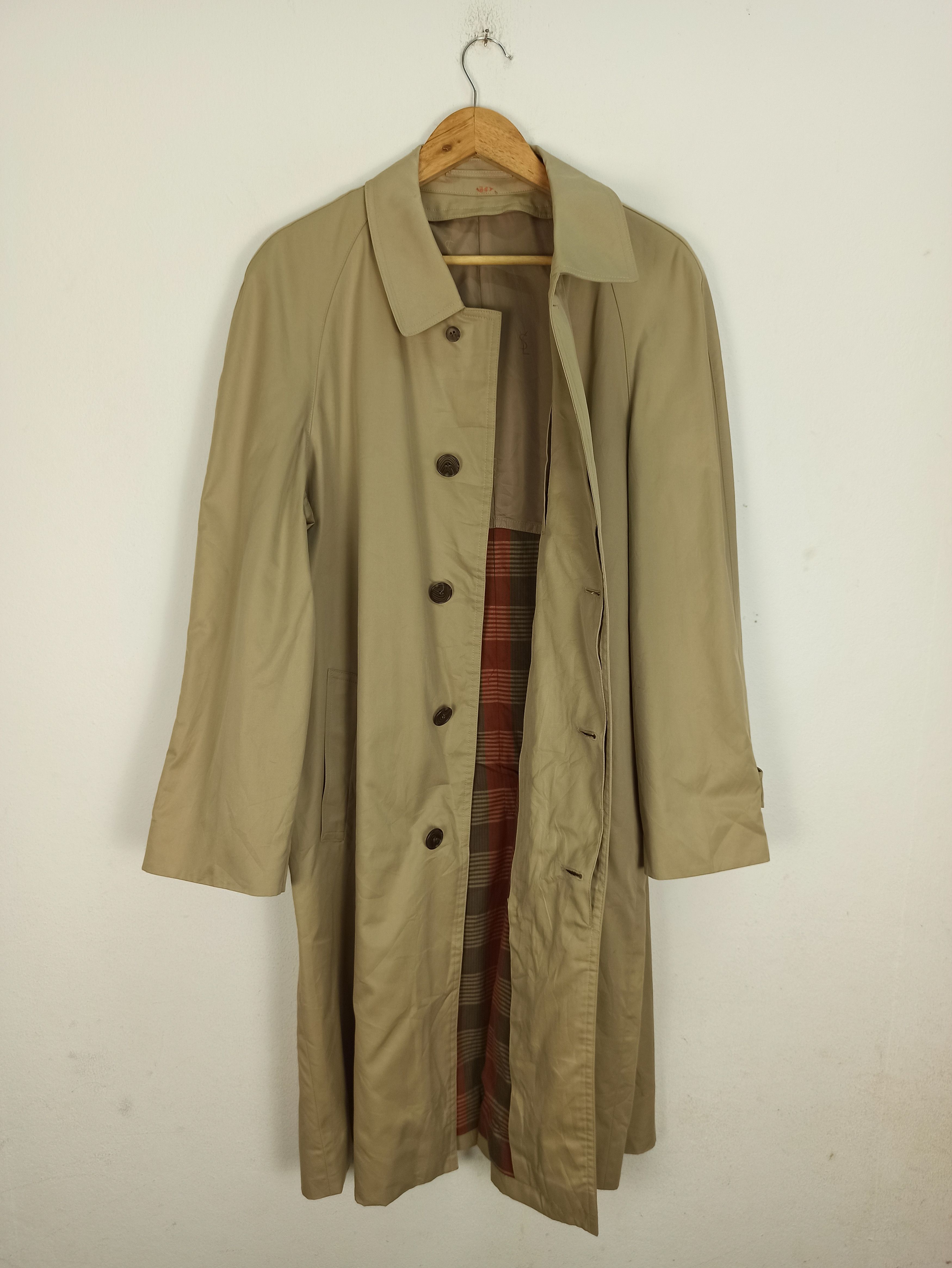 Yves Saint Laurent 🔥STEALS🔥 Vintage Yves Saint Laurent Trench Coat Size US L / EU 52-54 / 3 - 5 Thumbnail