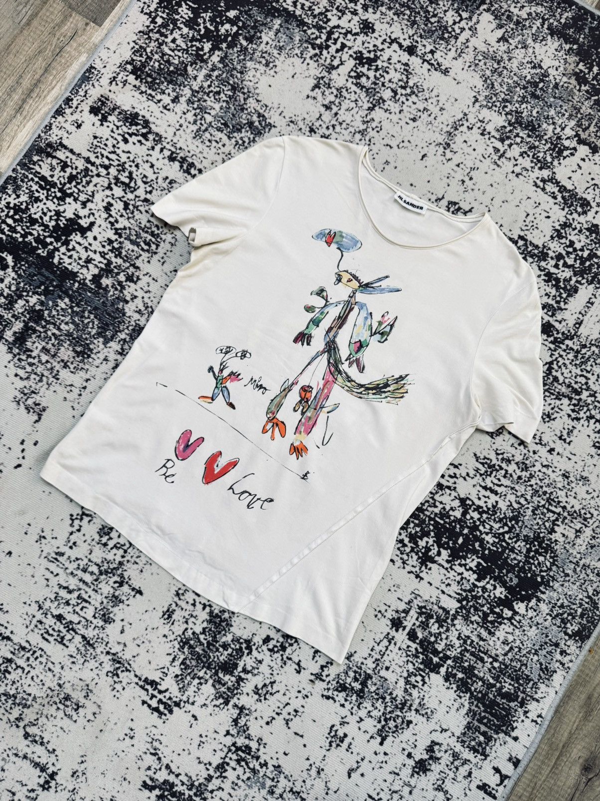 Designer × Jil Sander JIL SANDER Cotton Jersey T-Shirt white L womens Size US L / EU 52-54 / 3 - 2 Thumbnail