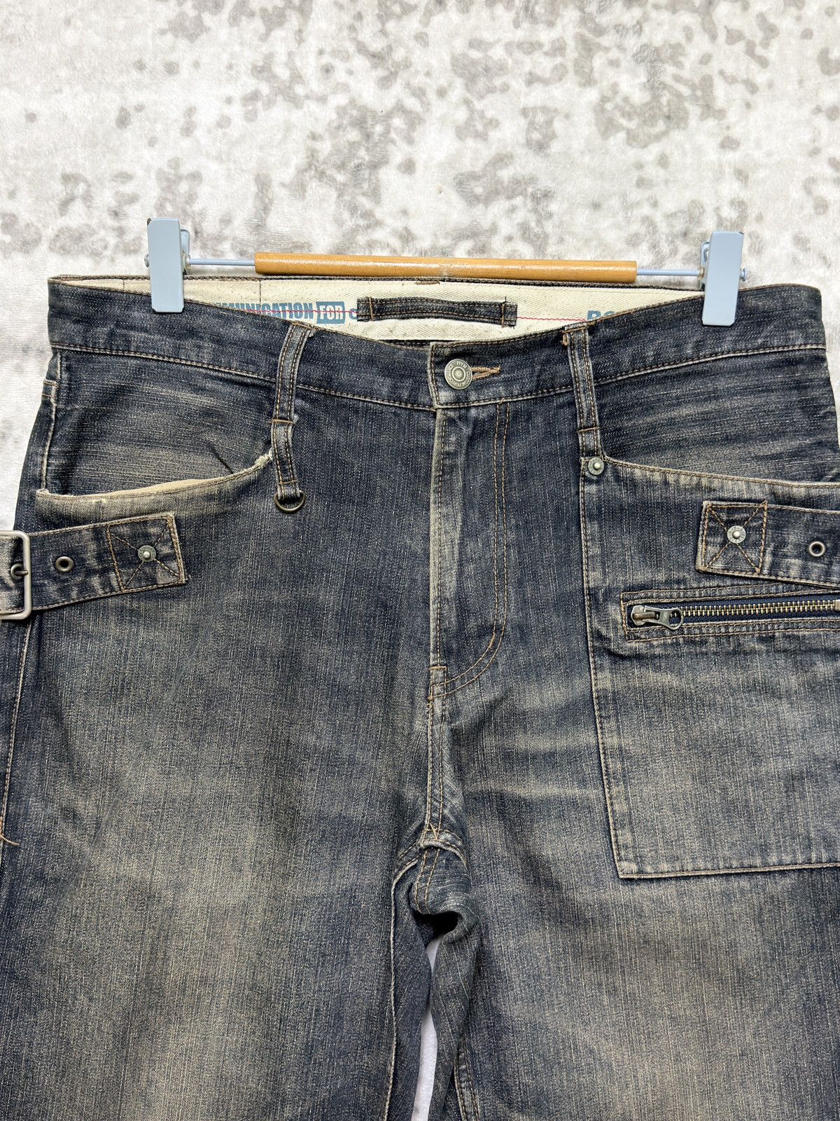 Japanese Brand × Vintage Vintage PPFM Bondage Short Denim Pants Size US 31 - 3 Thumbnail