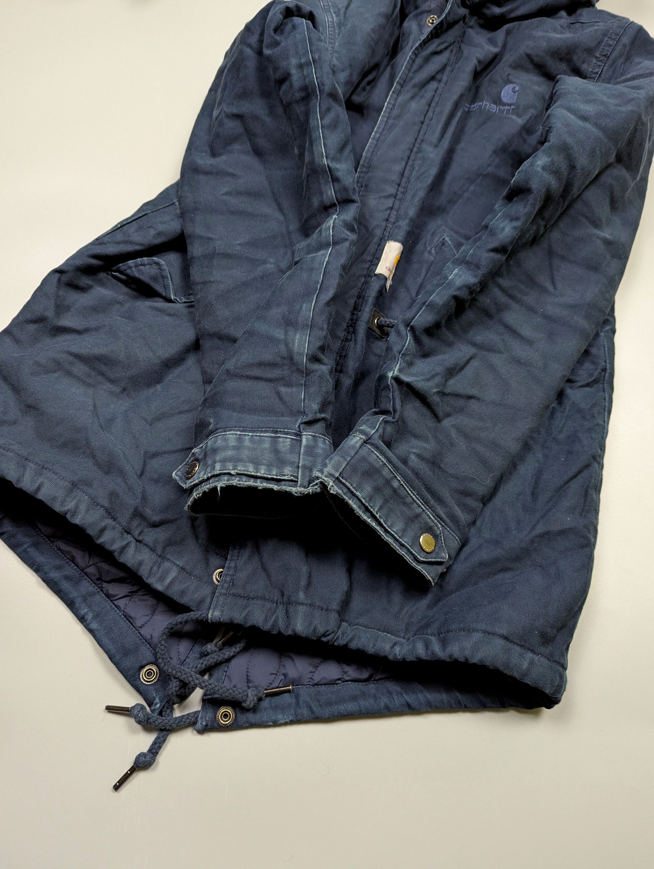 Carhartt Wip Carhartt WIP Dalsh VTG Men’s Canvas Parka Faded Jacket Size US M / EU 48-50 / 2 - 11 Thumbnail